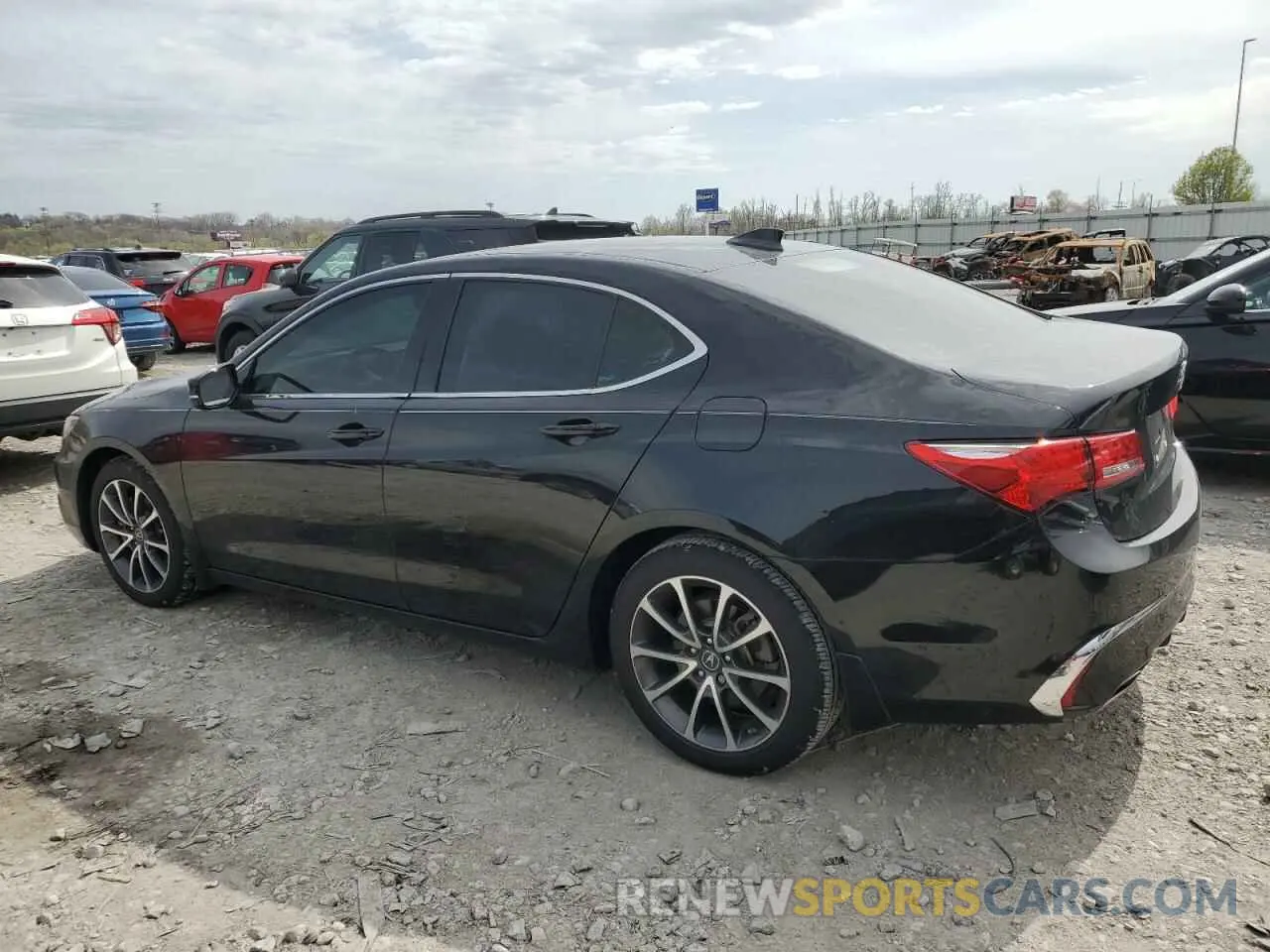 2 Photograph of a damaged car 19UUB2F30LA001609 ACURA TLX 2020