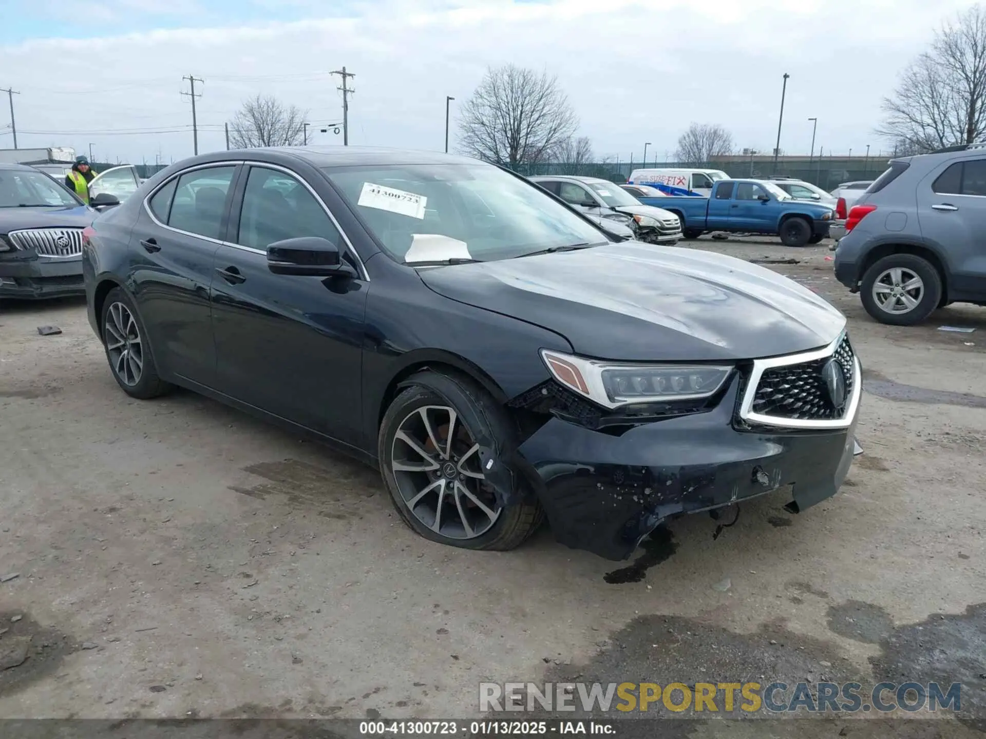 1 Photograph of a damaged car 19UUB2F30LA005627 ACURA TLX 2020