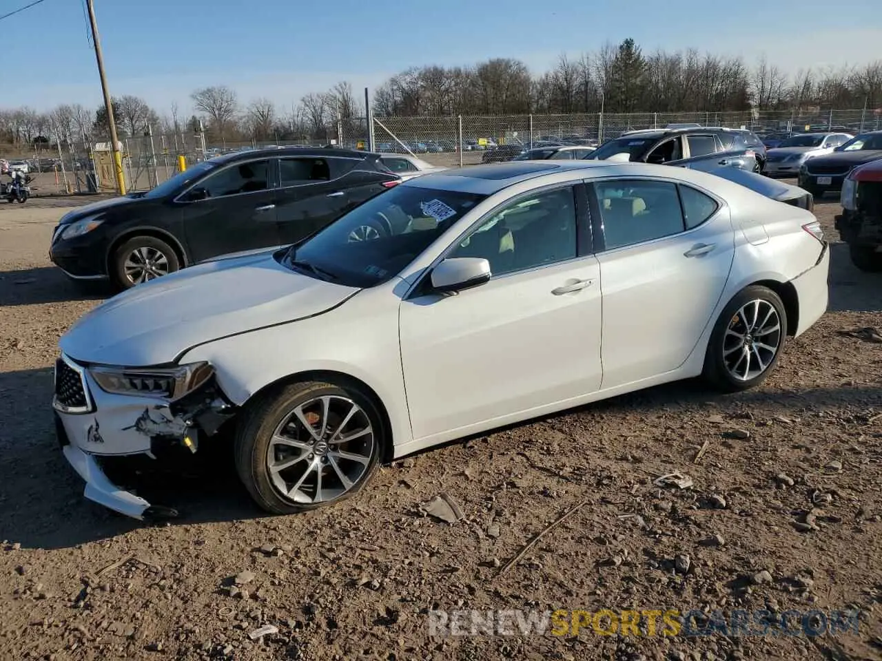 1 Photograph of a damaged car 19UUB2F31LA000369 ACURA TLX 2020