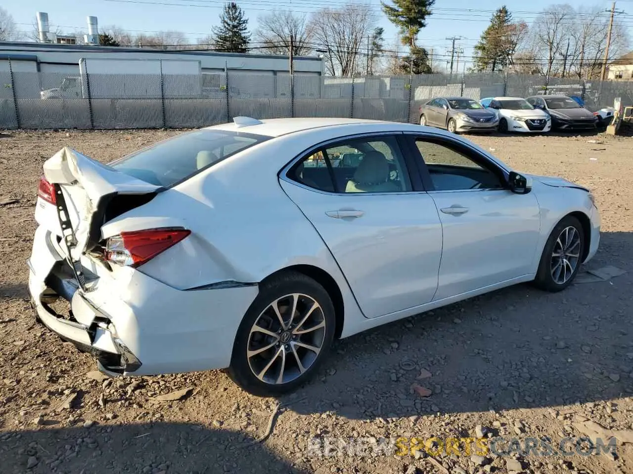 3 Photograph of a damaged car 19UUB2F31LA000369 ACURA TLX 2020