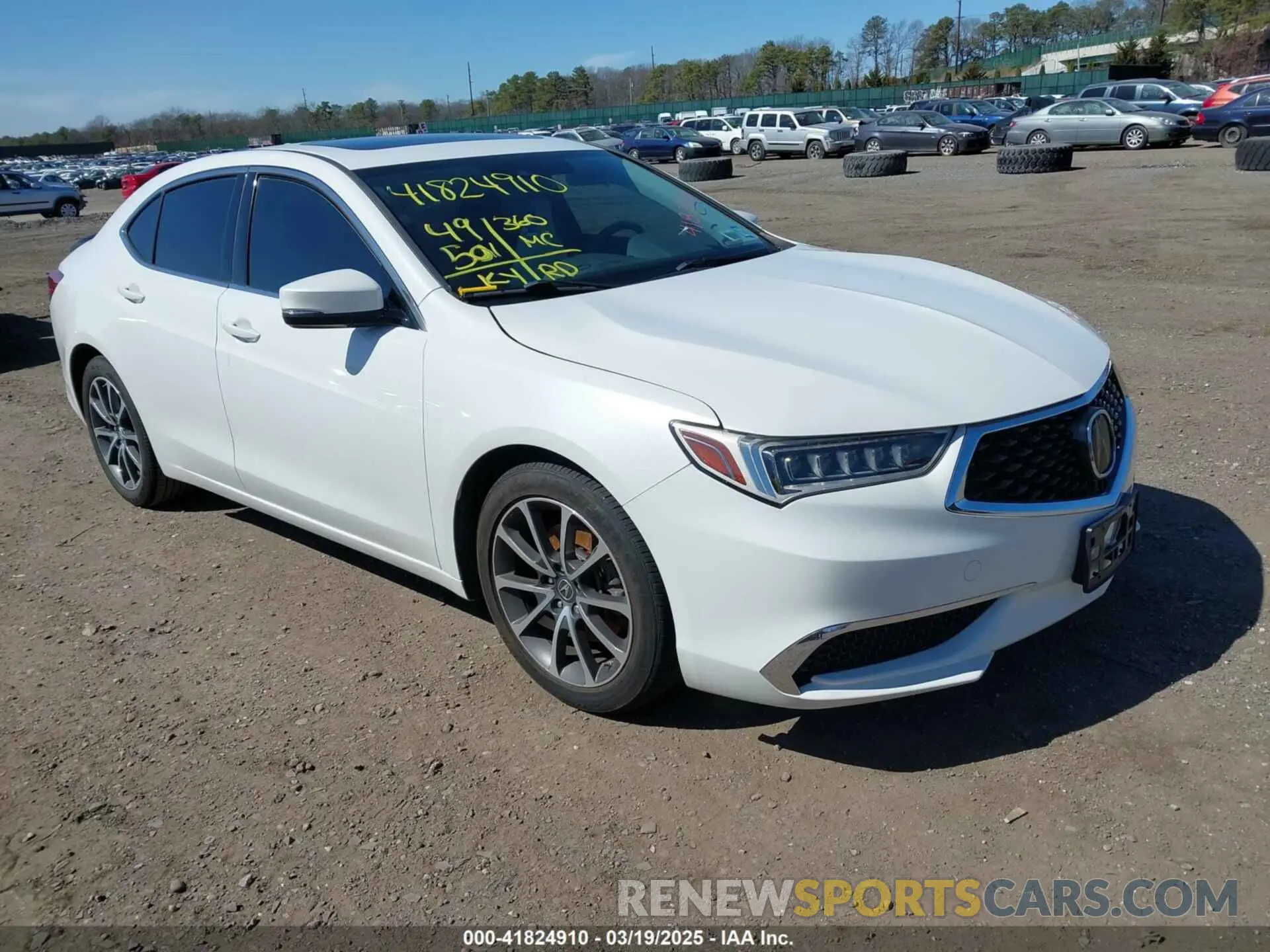 1 Photograph of a damaged car 19UUB2F31LA001540 ACURA TLX 2020