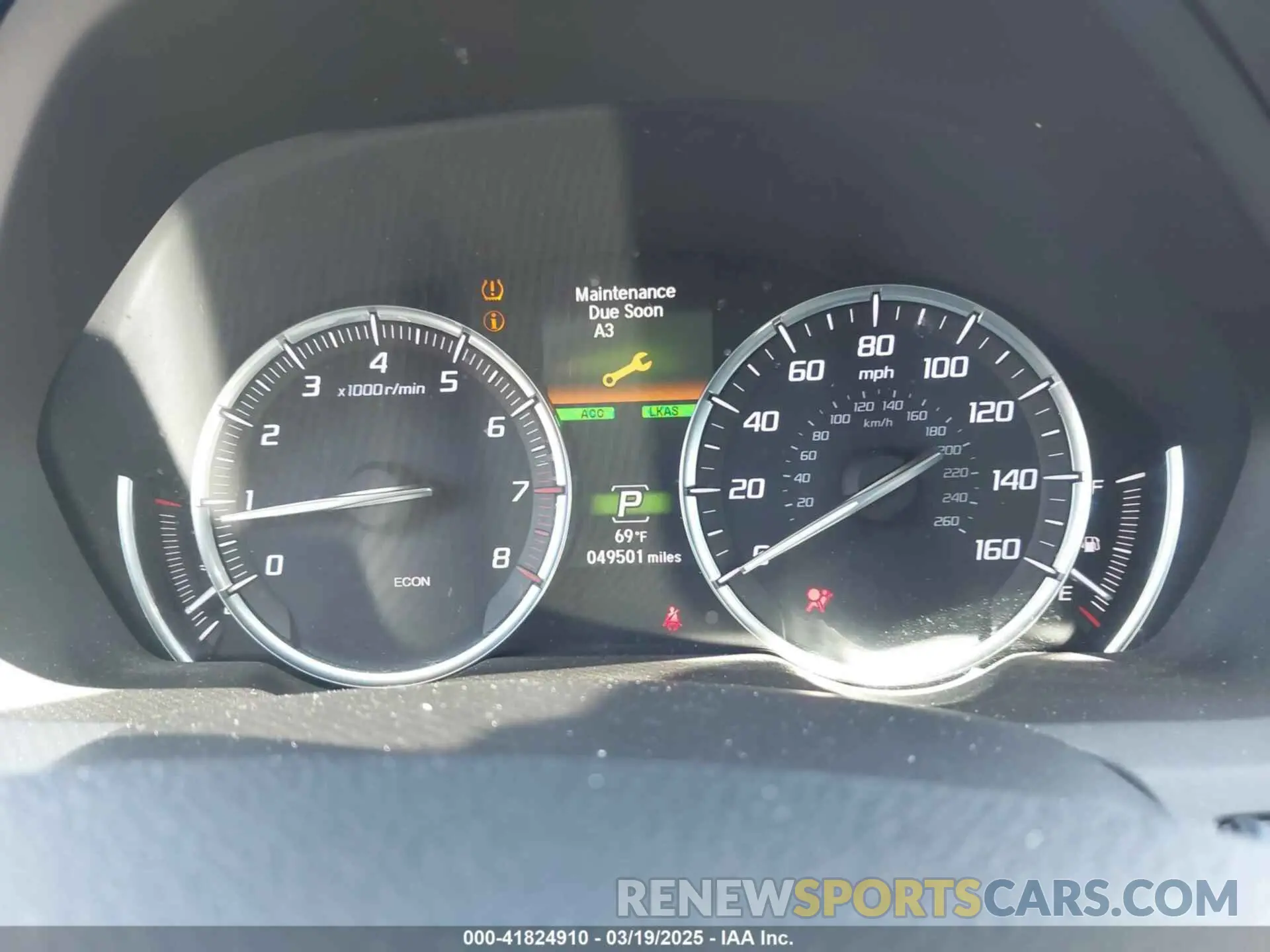 7 Photograph of a damaged car 19UUB2F31LA001540 ACURA TLX 2020