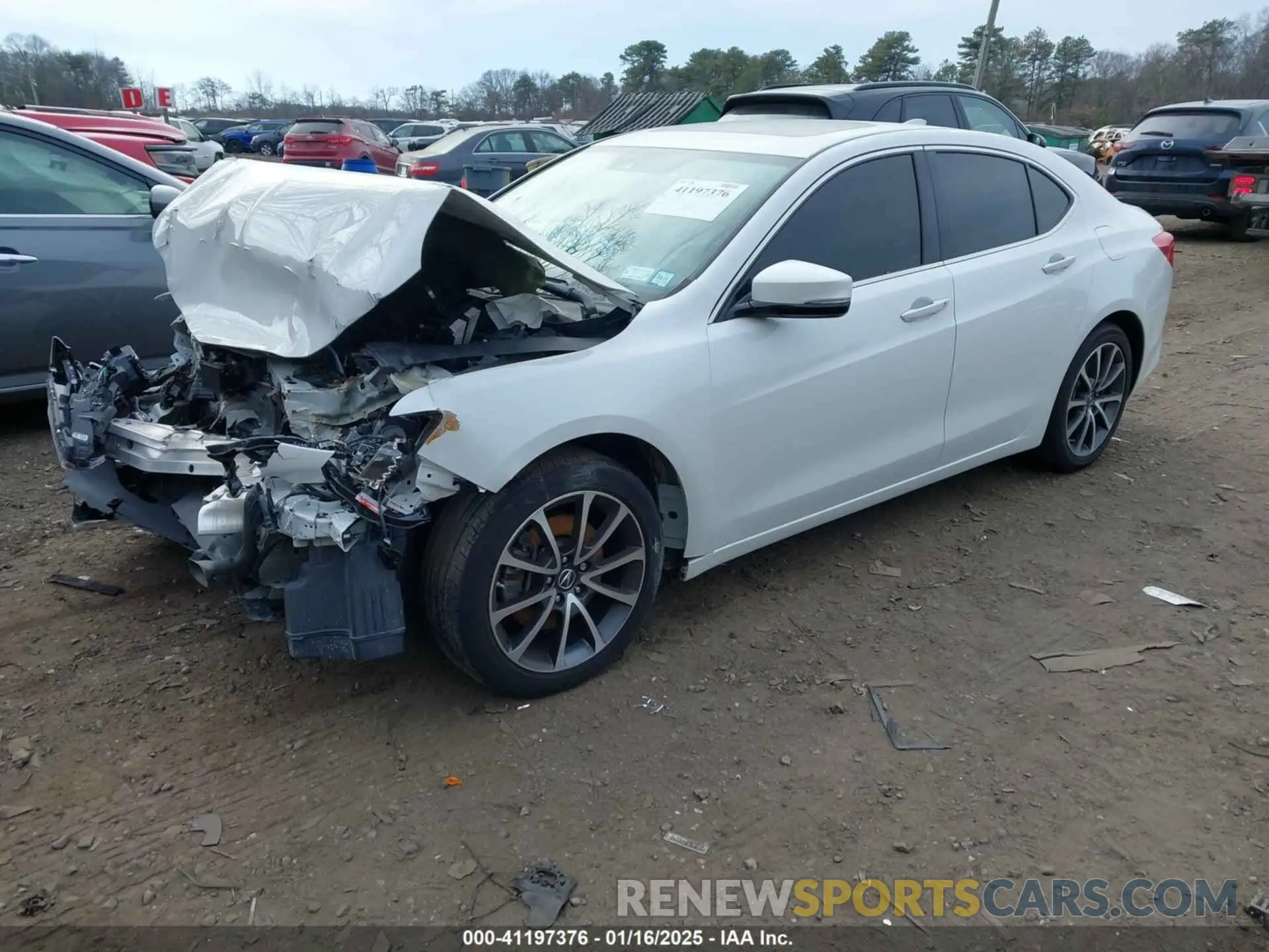 2 Photograph of a damaged car 19UUB2F31LA001618 ACURA TLX 2020