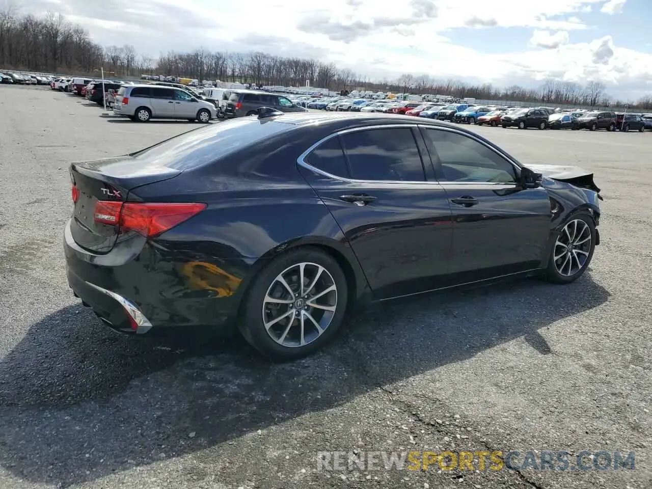 3 Photograph of a damaged car 19UUB2F33LA002835 ACURA TLX 2020