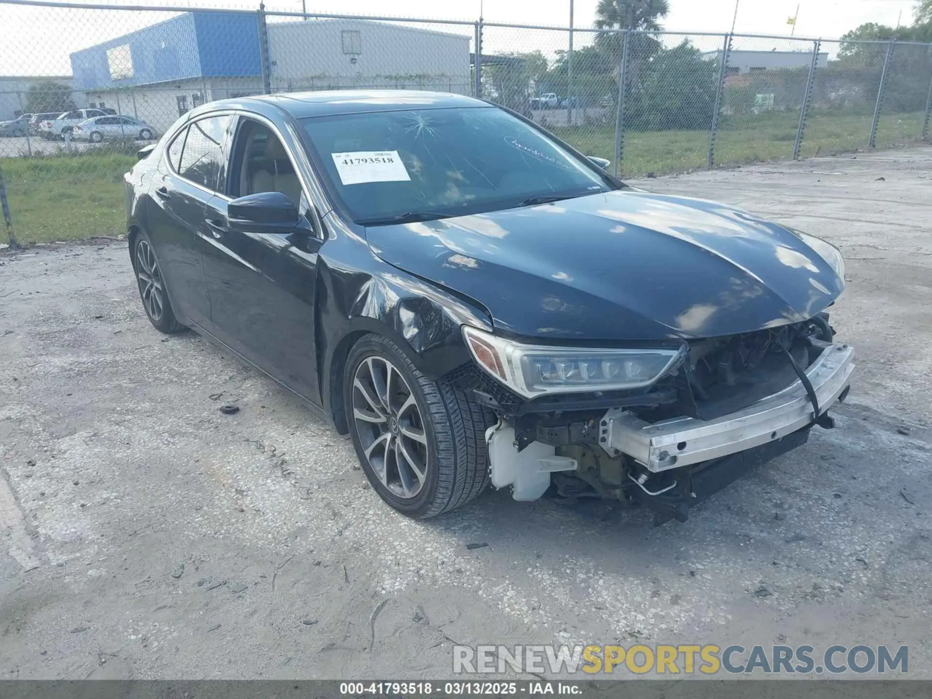 1 Photograph of a damaged car 19UUB2F36LA000738 ACURA TLX 2020