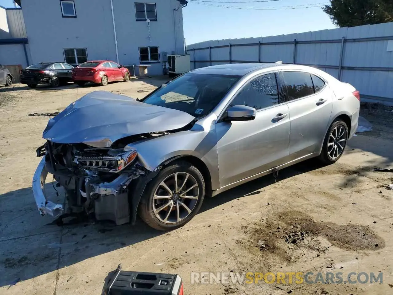 1 Photograph of a damaged car 19UUB2F37LA000442 ACURA TLX 2020