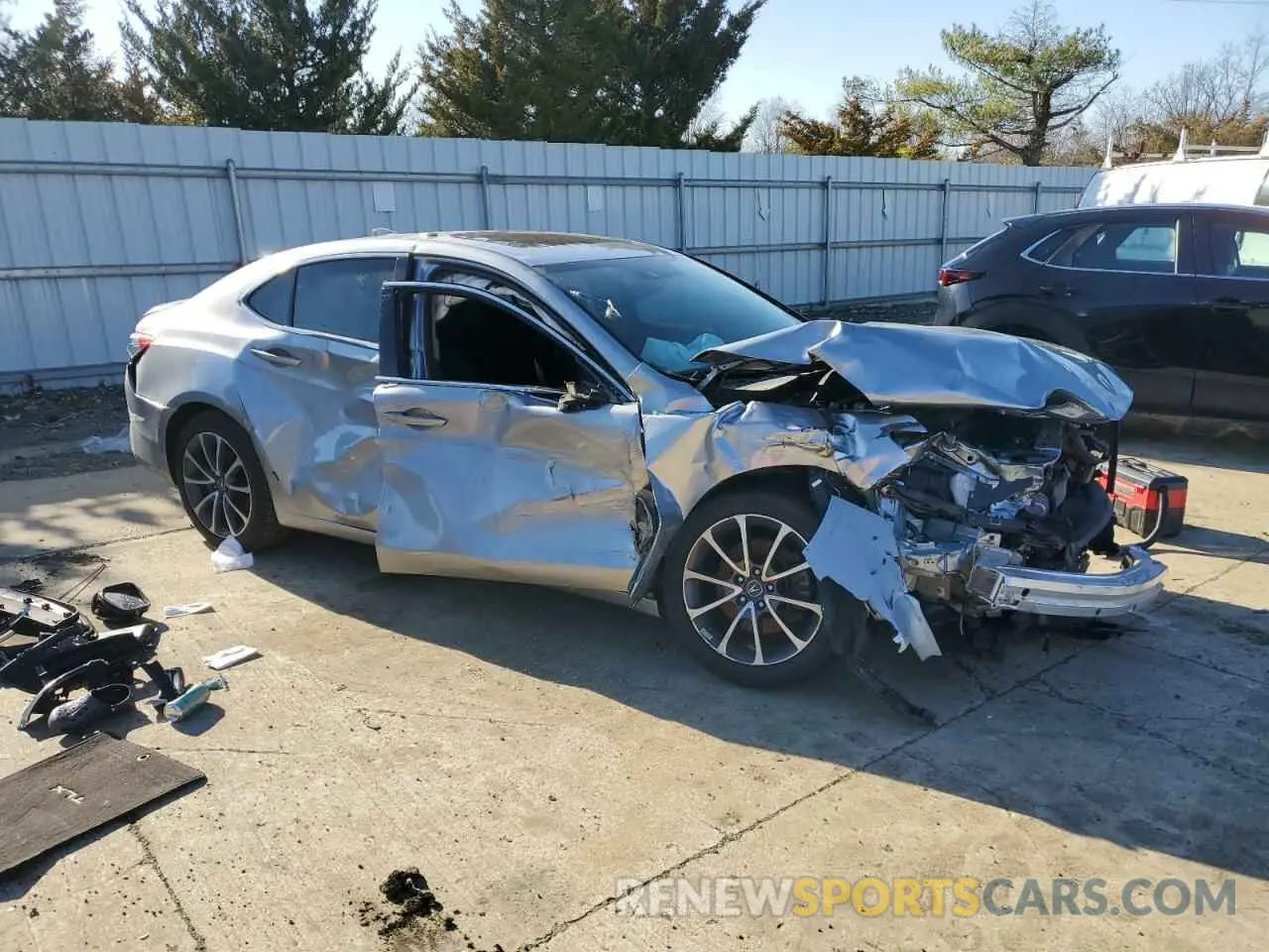 4 Photograph of a damaged car 19UUB2F37LA000442 ACURA TLX 2020