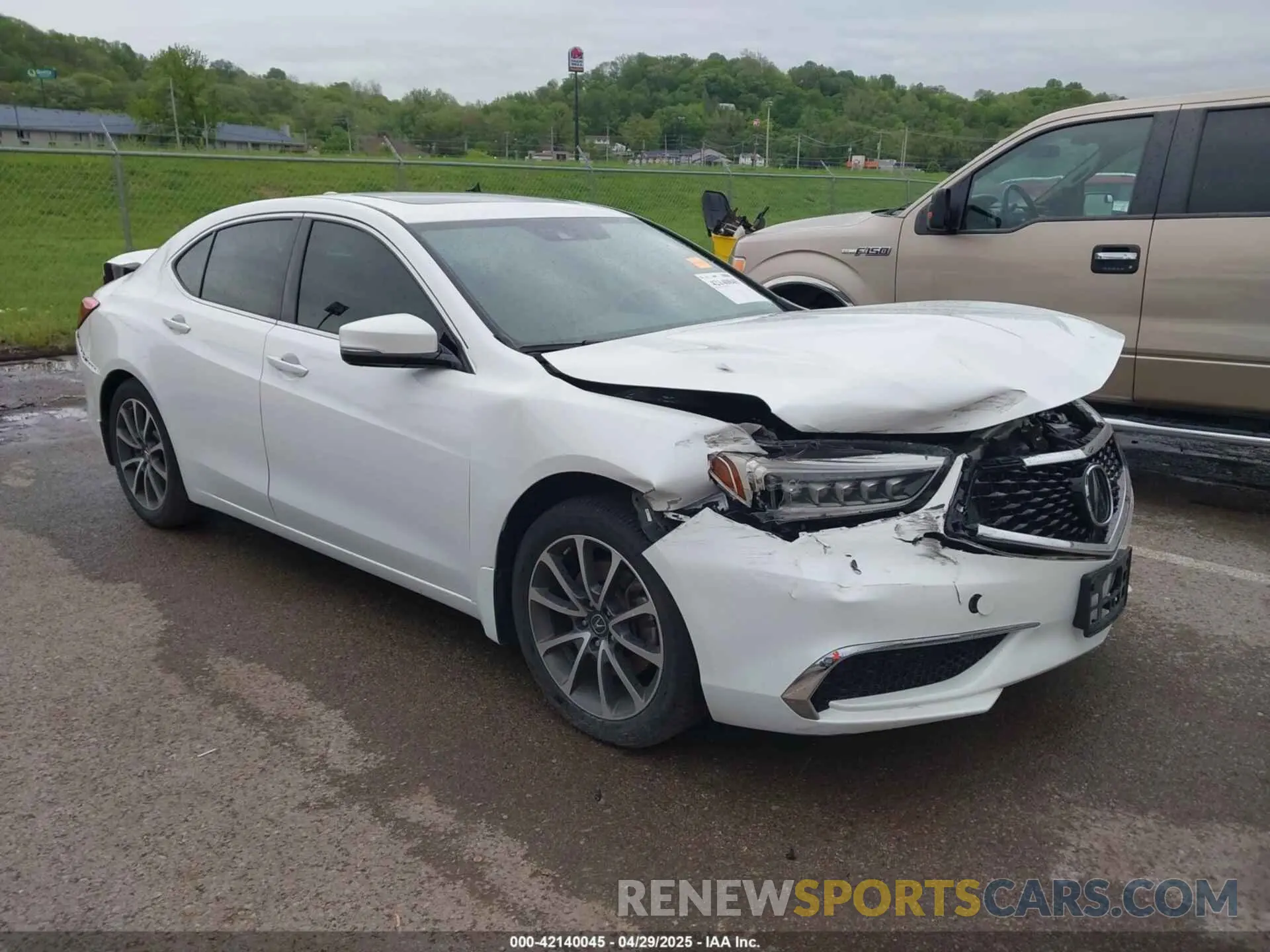 1 Photograph of a damaged car 19UUB2F38LA000997 ACURA TLX 2020