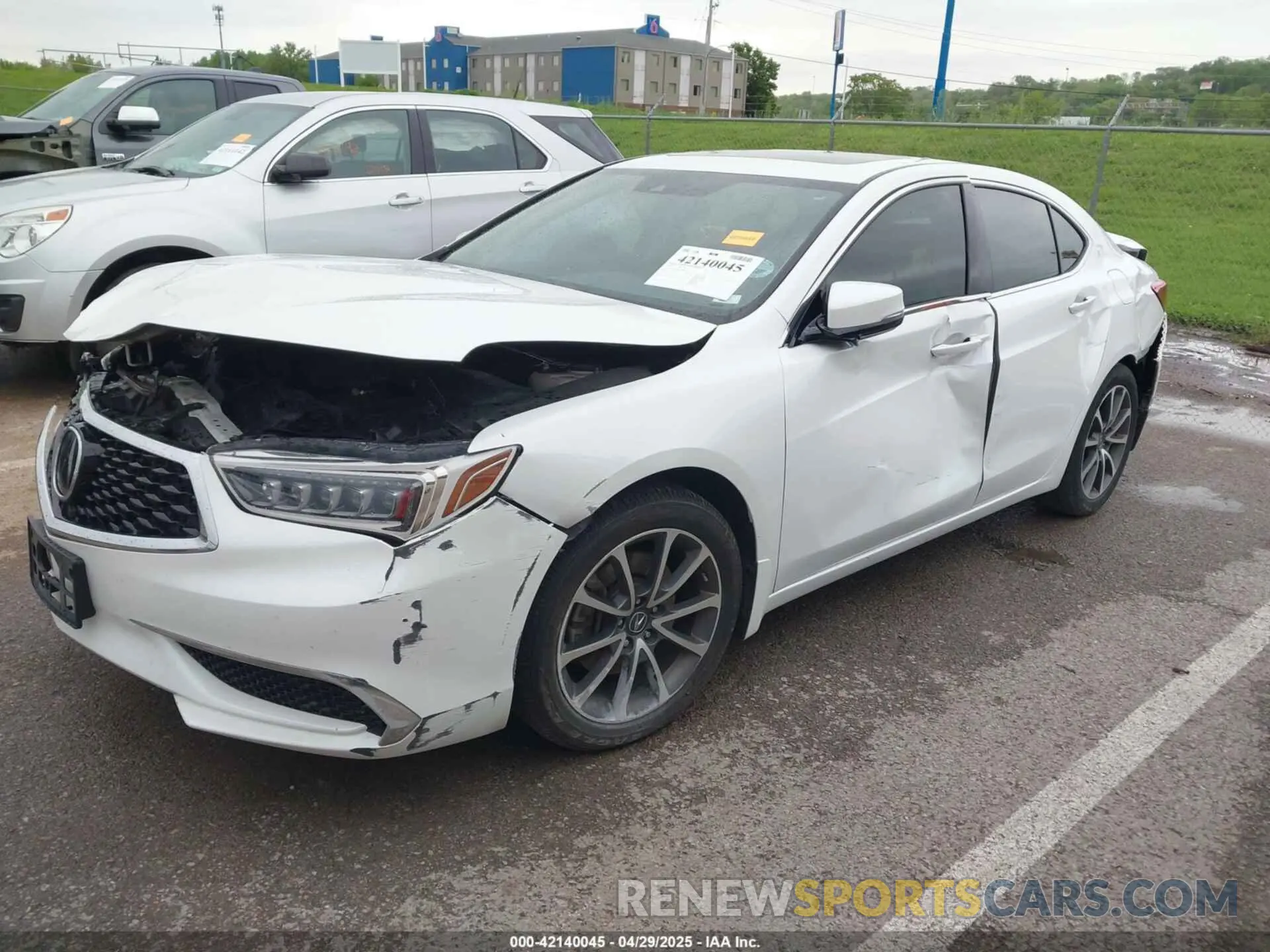 2 Photograph of a damaged car 19UUB2F38LA000997 ACURA TLX 2020