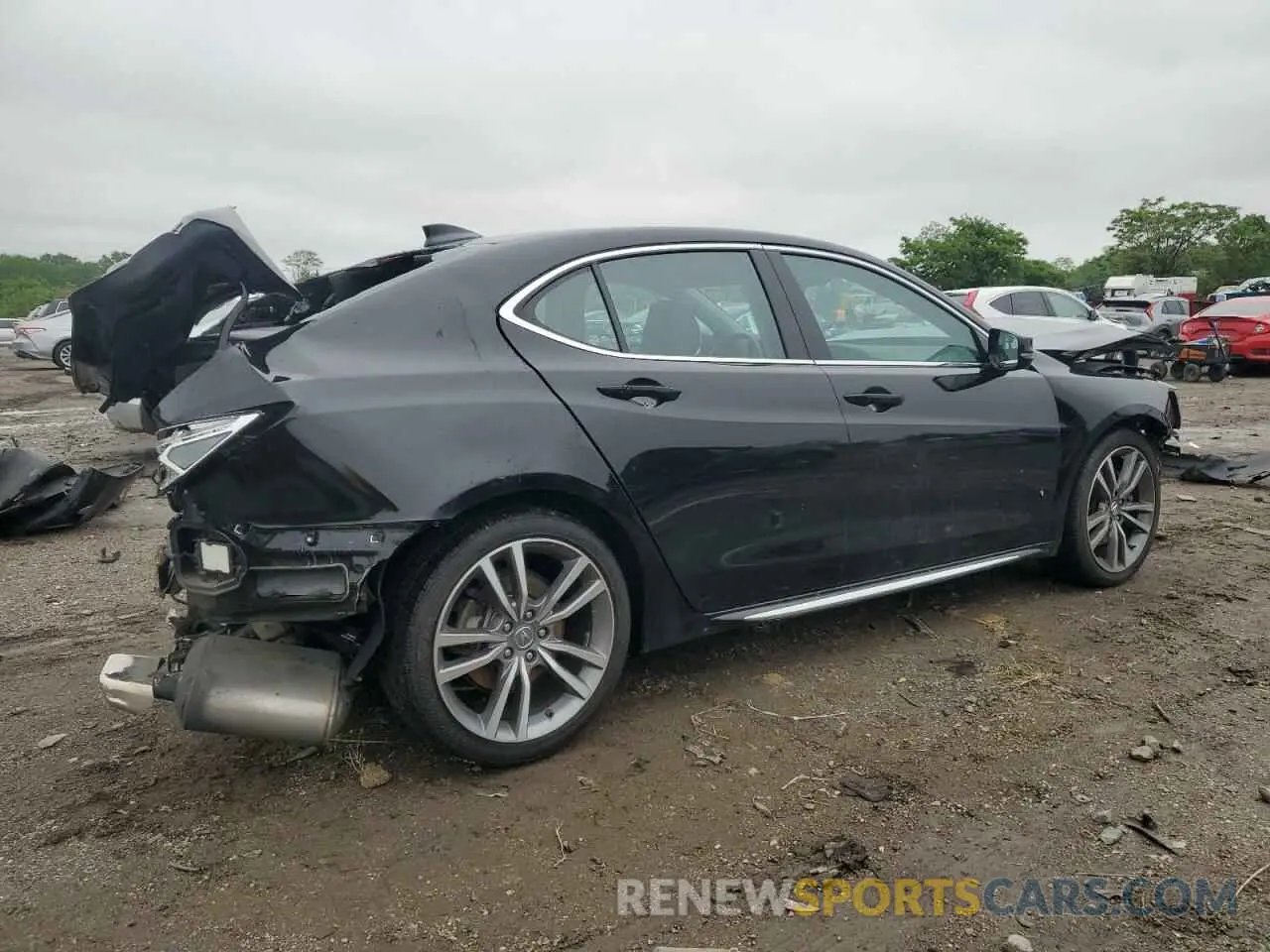 3 Photograph of a damaged car 19UUB2F41LA002731 ACURA TLX 2020