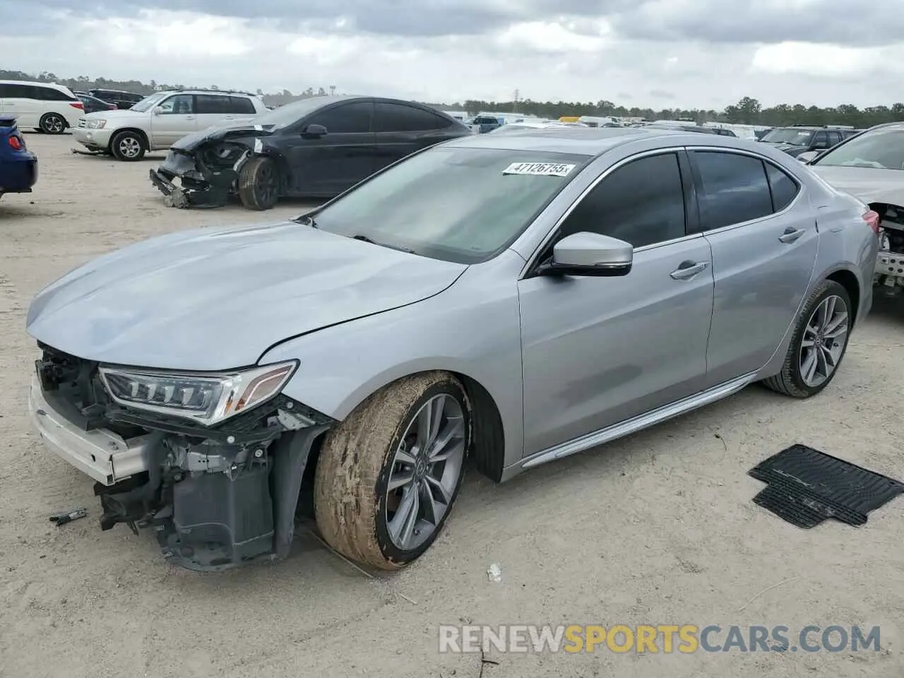 1 Photograph of a damaged car 19UUB2F43LA001421 ACURA TLX 2020