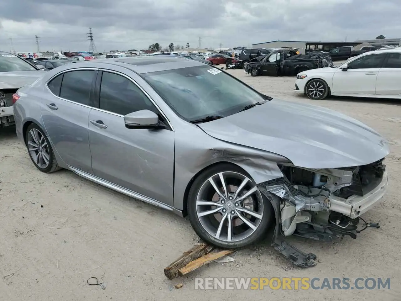 4 Photograph of a damaged car 19UUB2F43LA001421 ACURA TLX 2020