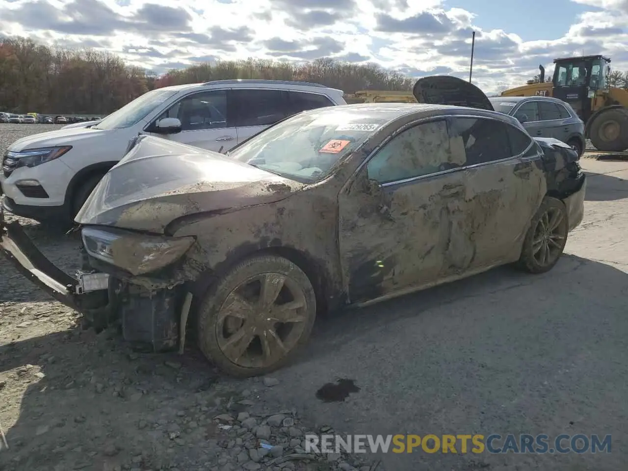 1 Photograph of a damaged car 19UUB2F47LA000479 ACURA TLX 2020