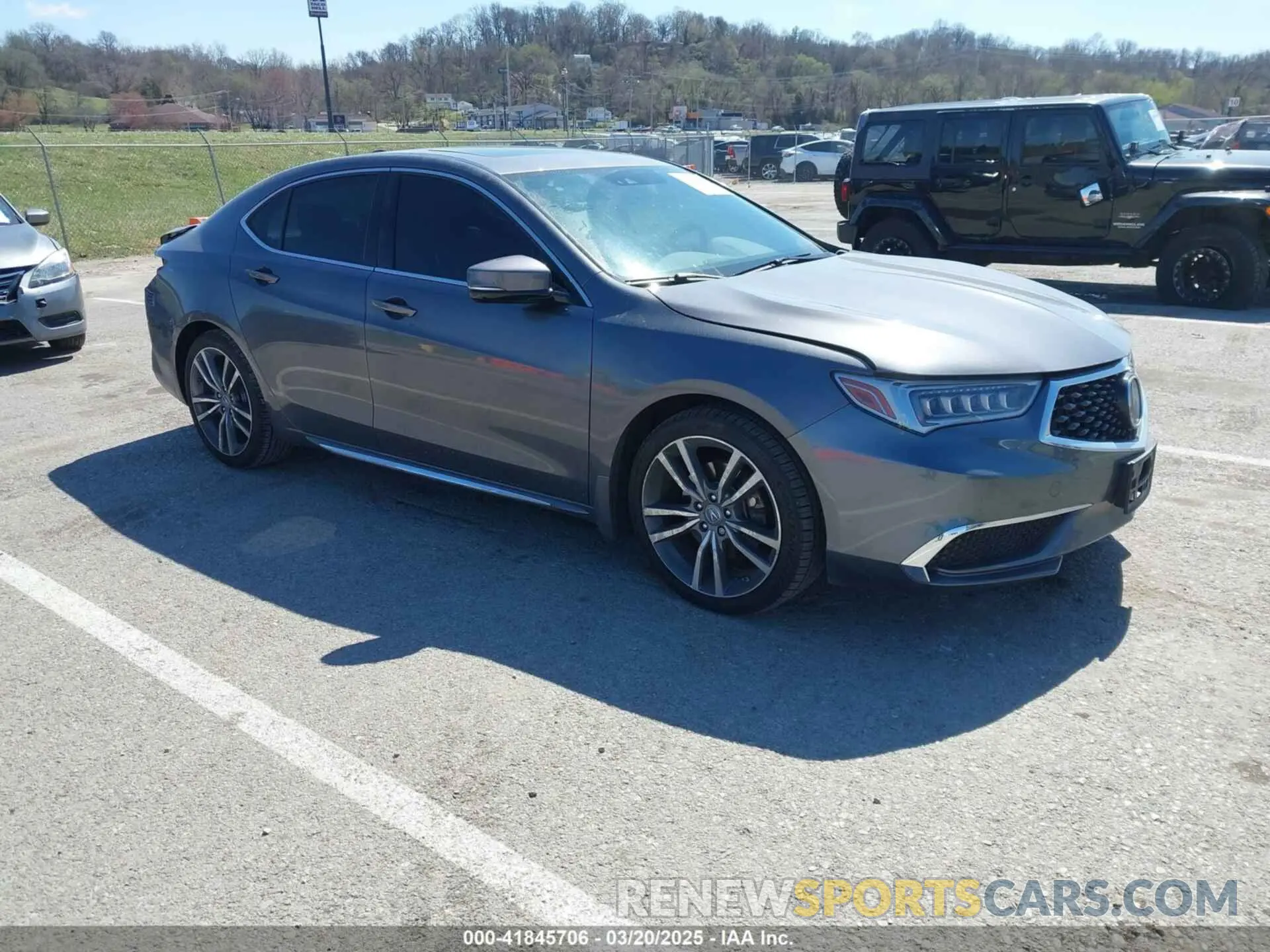 1 Photograph of a damaged car 19UUB2F48LA000569 ACURA TLX 2020