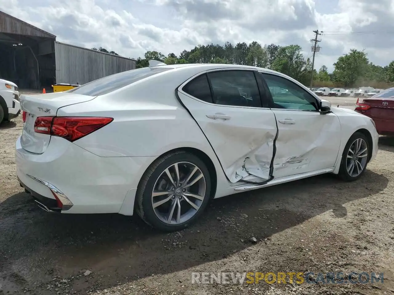 3 Photograph of a damaged car 19UUB2F4XLA004333 ACURA TLX 2020
