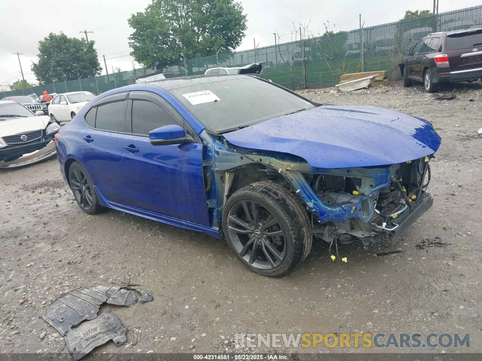 1 Photograph of a damaged car 19UUB2F64LA004121 ACURA TLX 2020