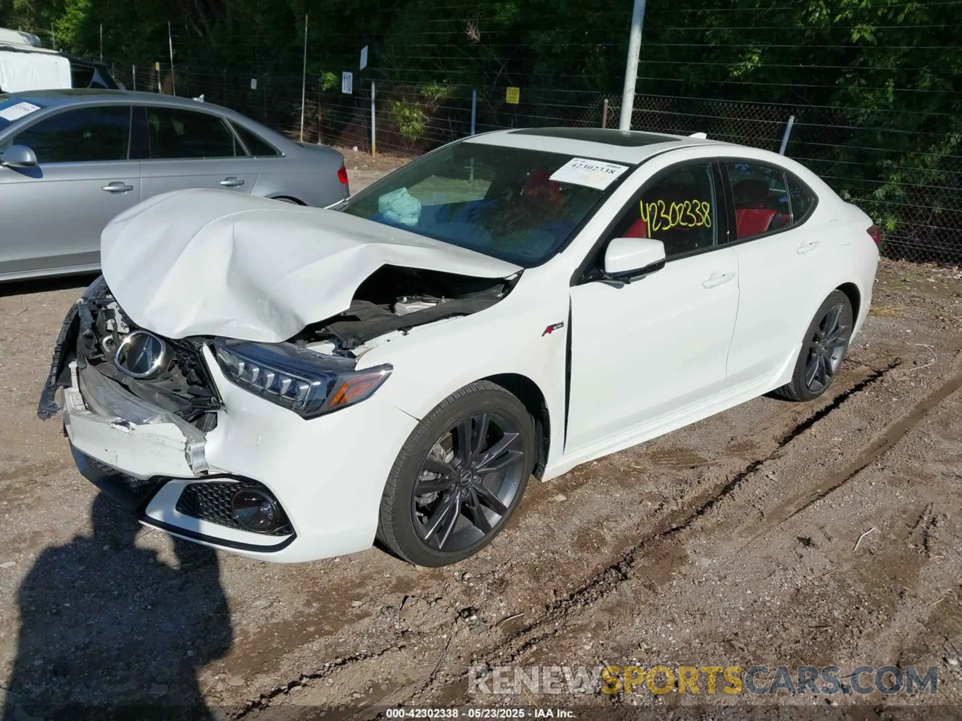 2 Photograph of a damaged car 19UUB2F66LA002614 ACURA TLX 2020