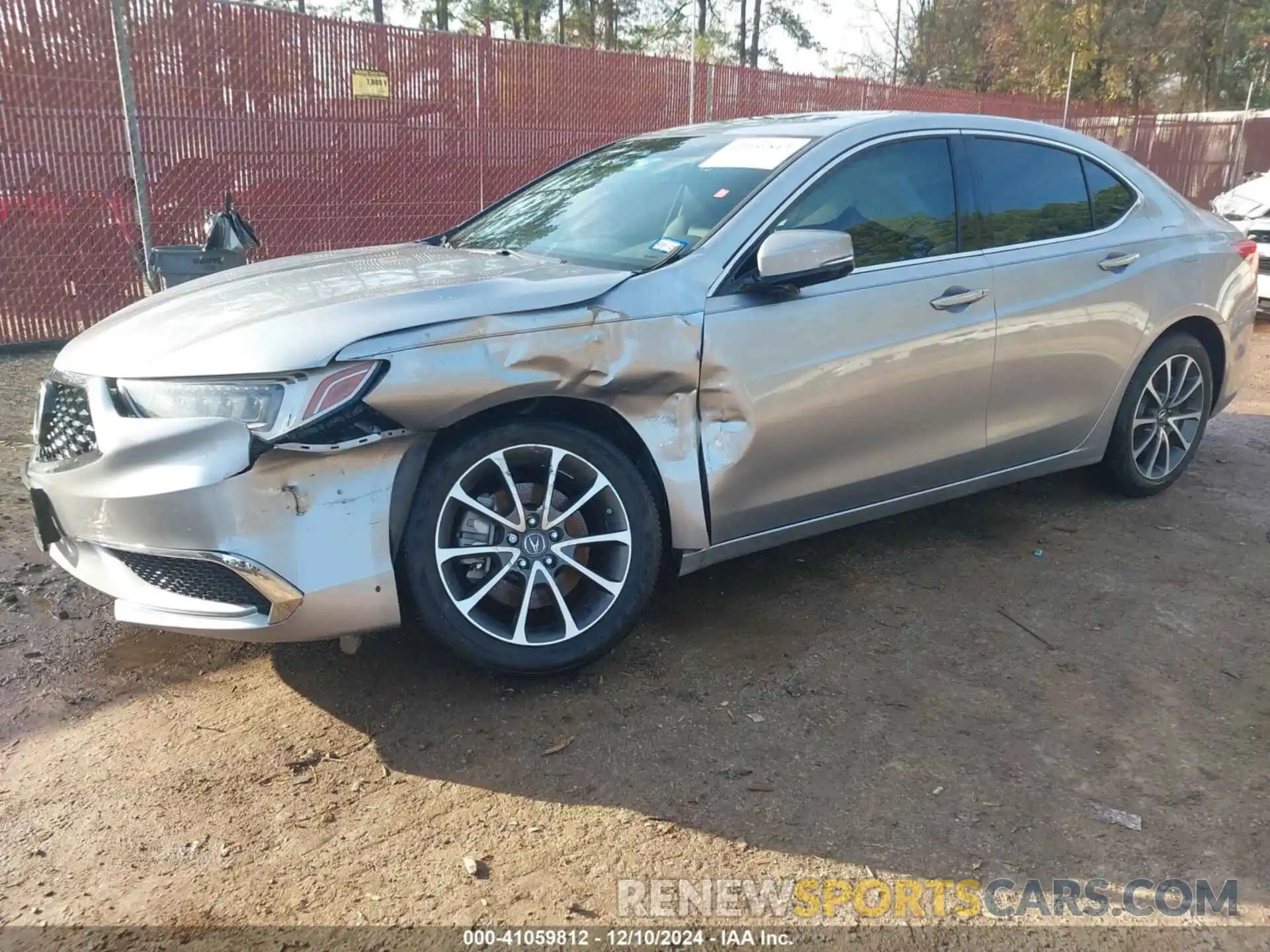 2 Photograph of a damaged car 19UUB3F34LA001828 ACURA TLX 2020