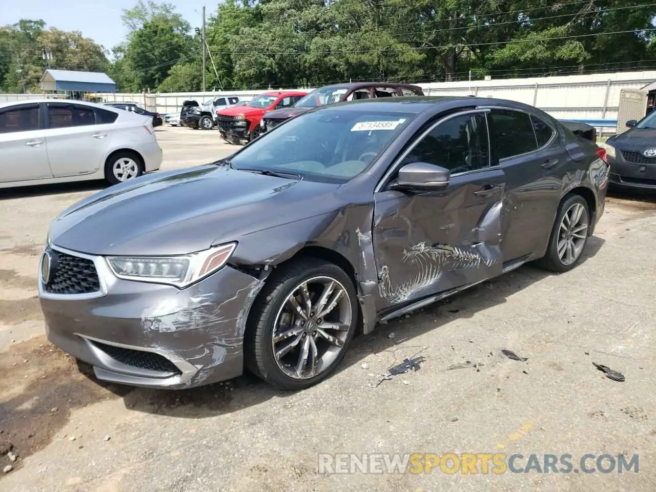 1 Photograph of a damaged car 19UUB3F40LA001110 ACURA TLX 2020