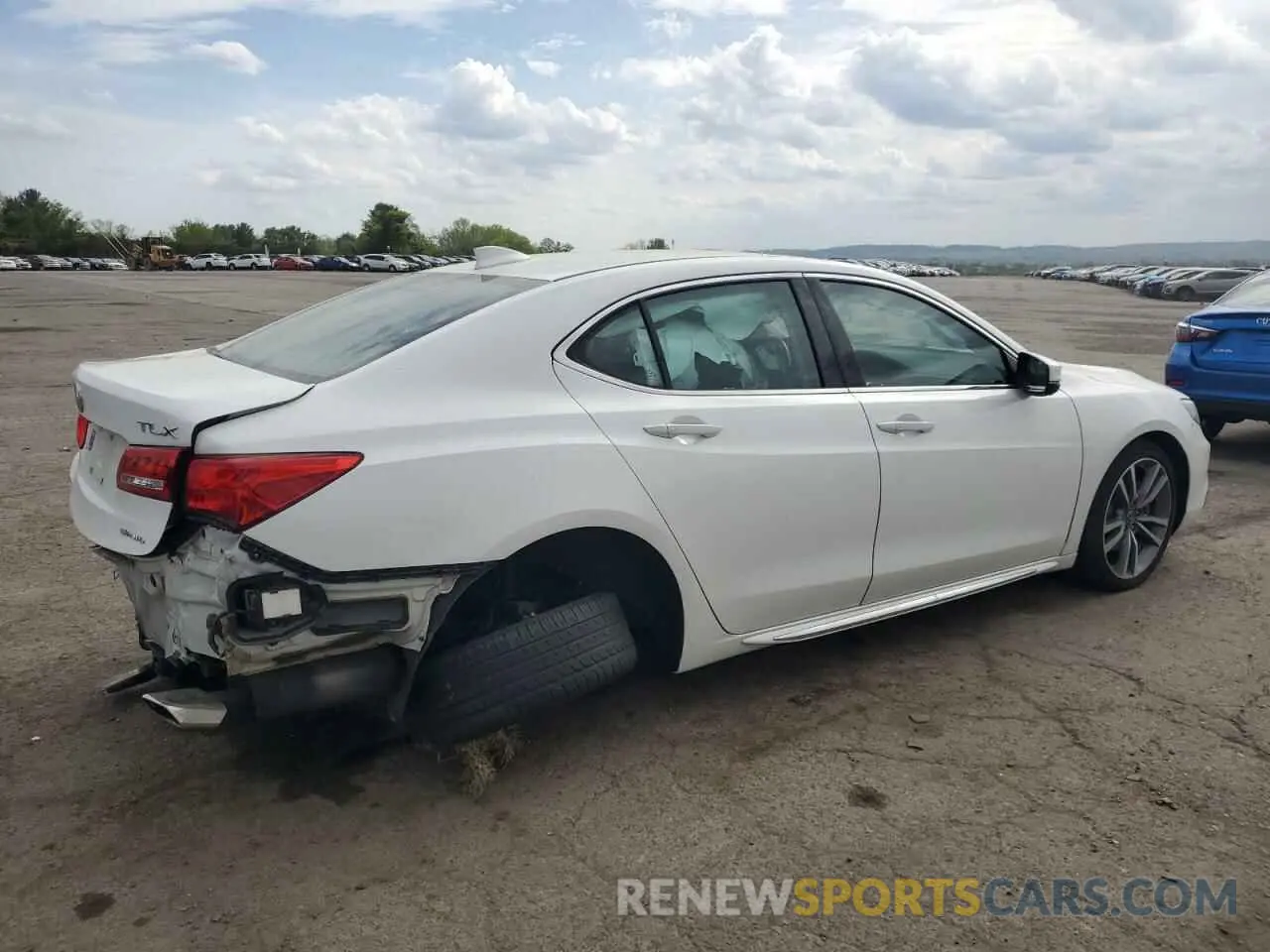 3 Photograph of a damaged car 19UUB3F42LA000508 ACURA TLX 2020
