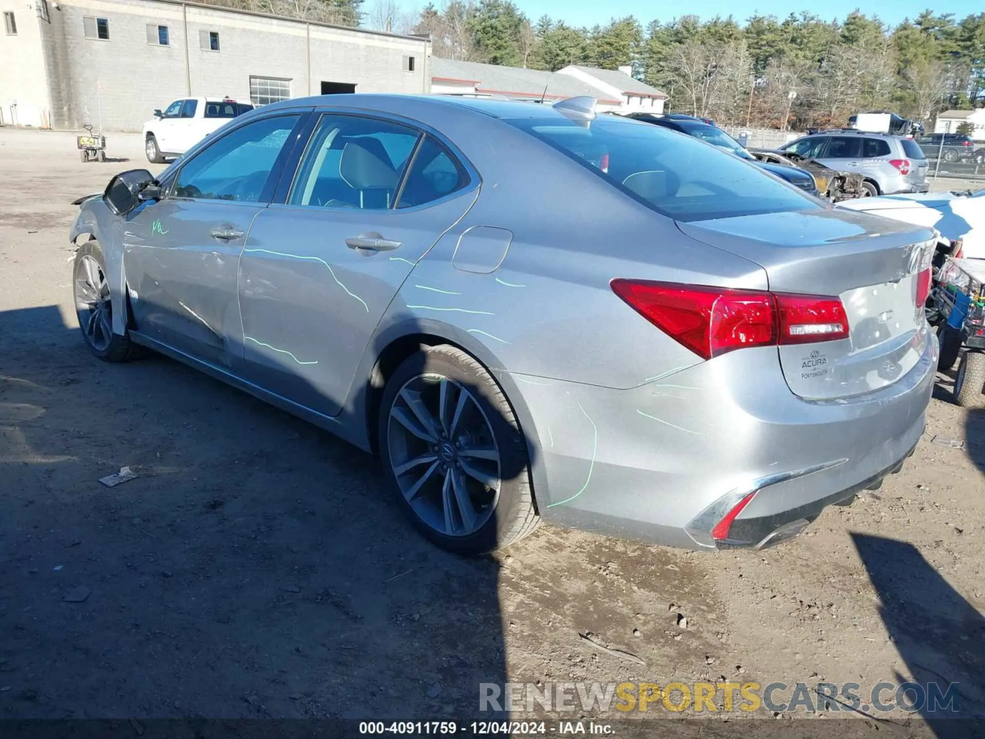 3 Photograph of a damaged car 19UUB3F43LA003322 ACURA TLX 2020