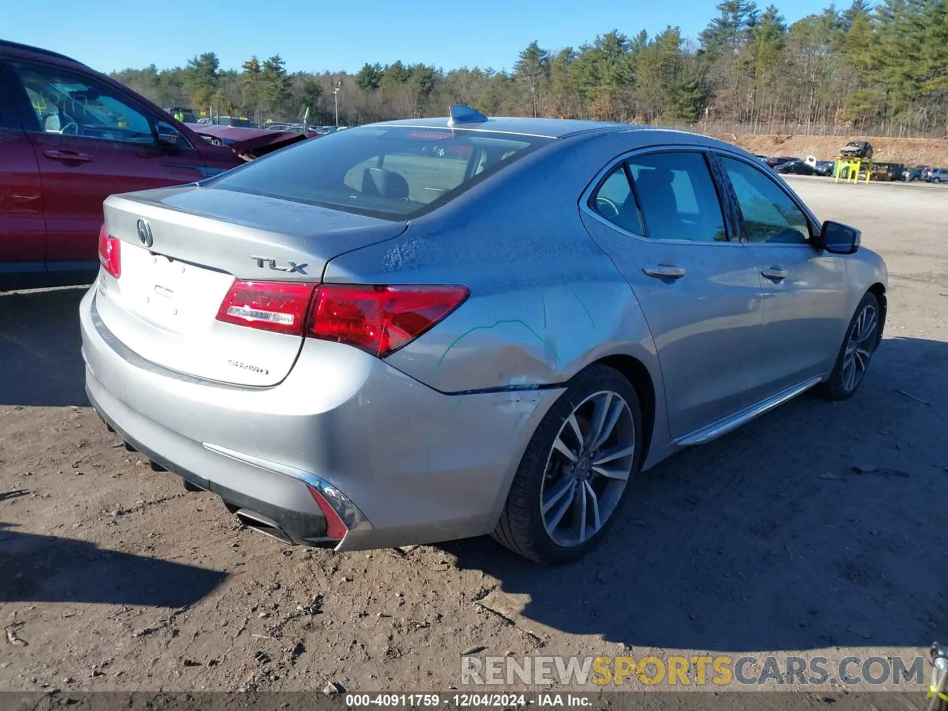 4 Photograph of a damaged car 19UUB3F43LA003322 ACURA TLX 2020