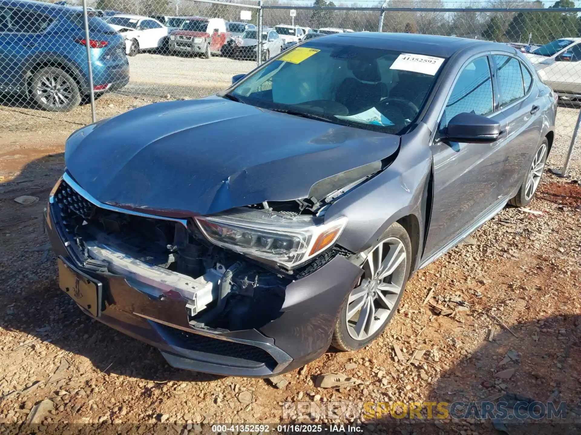 2 Photograph of a damaged car 19UUB3F49LA003406 ACURA TLX 2020