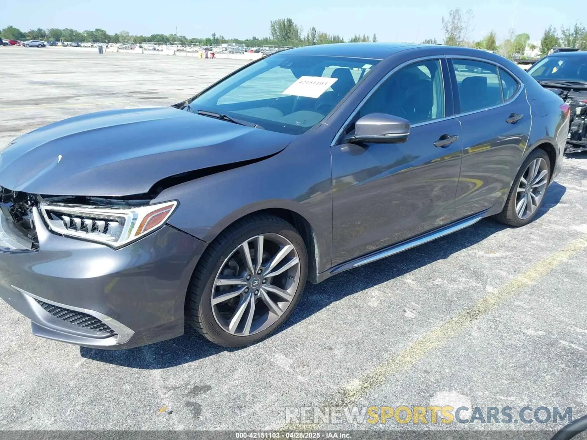 2 Photograph of a damaged car 19UUB3F4XLA000269 ACURA TLX 2020