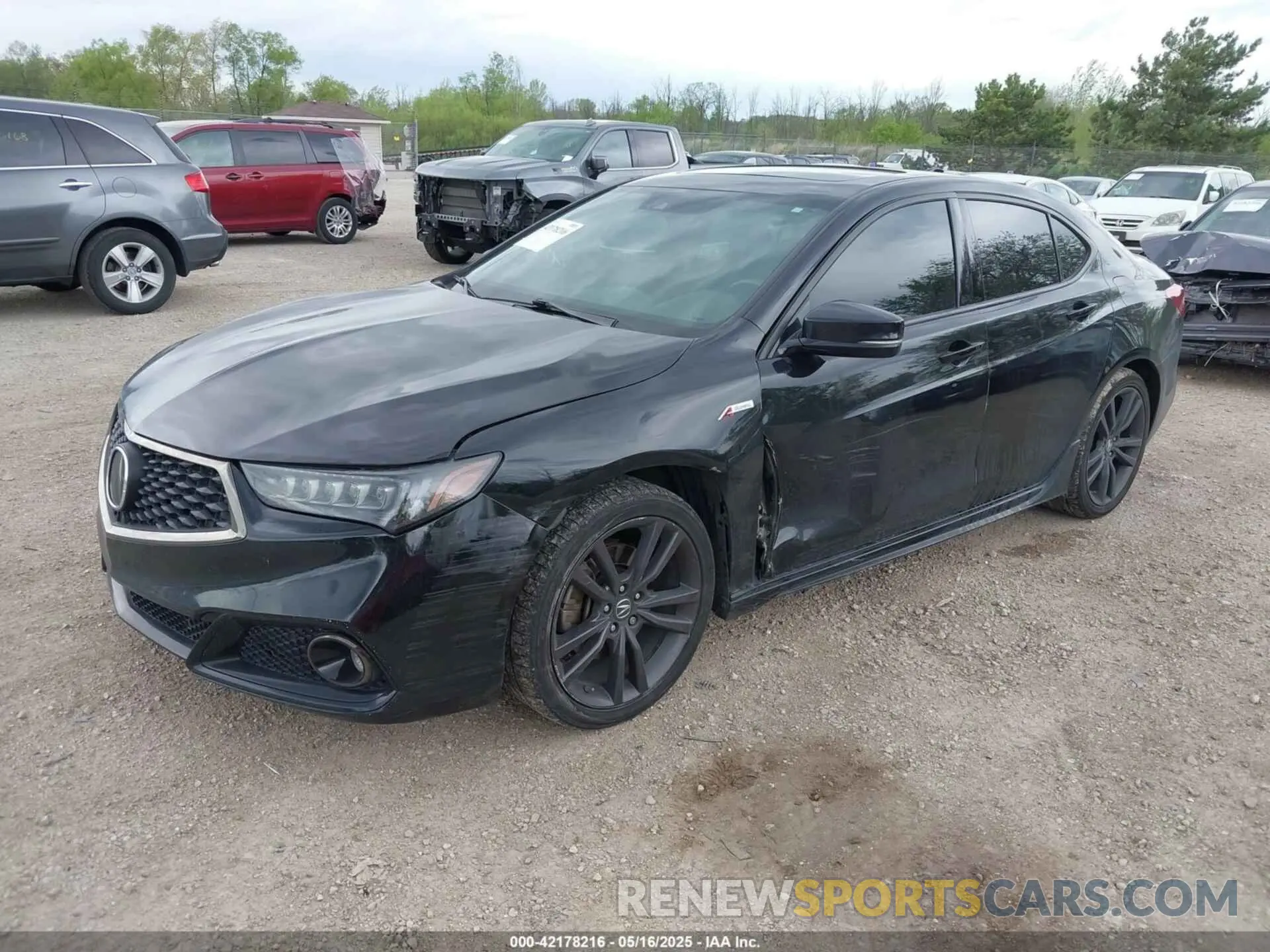 2 Photograph of a damaged car 19UUB3F60LA002856 ACURA TLX 2020