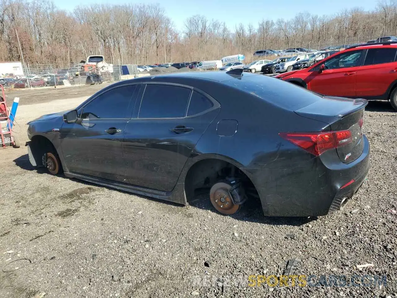 2 Photograph of a damaged car 19UUB3F64LA001421 ACURA TLX 2020