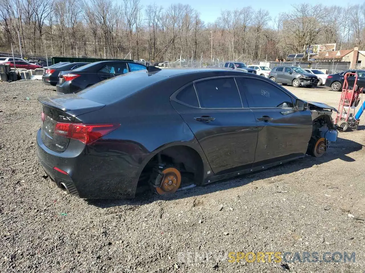 3 Photograph of a damaged car 19UUB3F64LA001421 ACURA TLX 2020