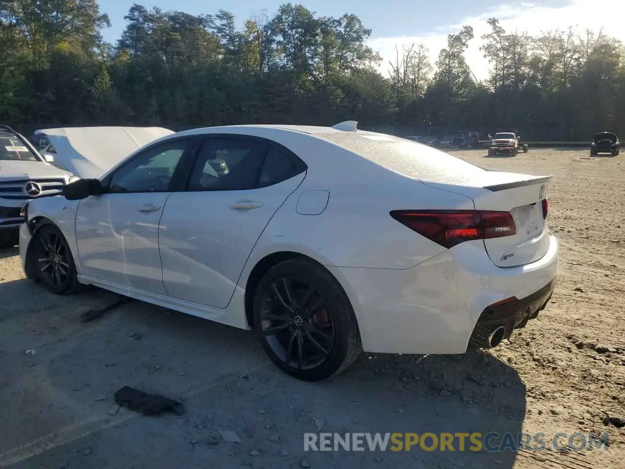 2 Photograph of a damaged car 19UUB3F6XLA801236 ACURA TLX 2020