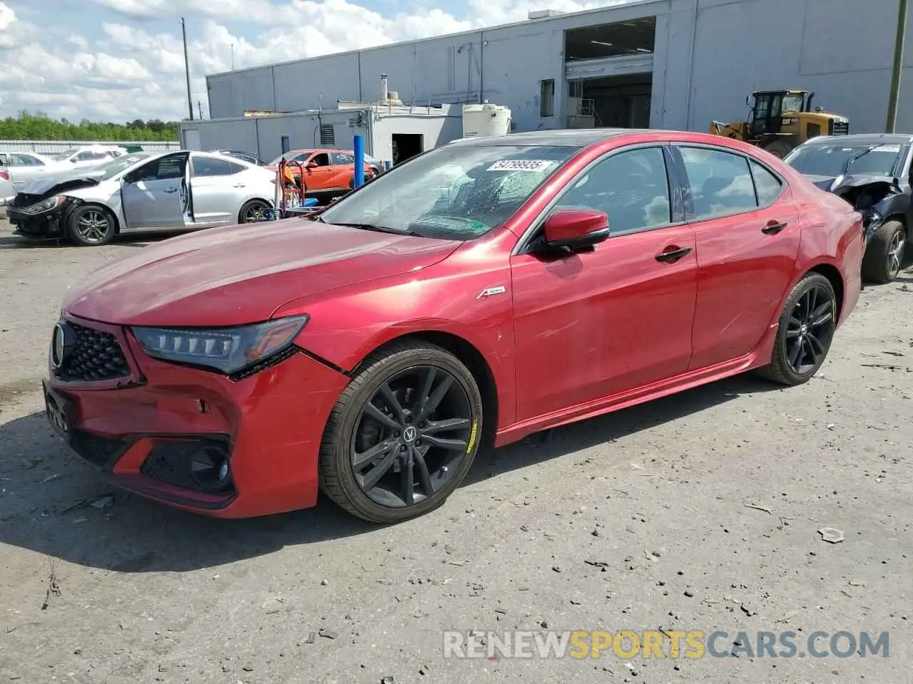 1 Photograph of a damaged car 19UUB3F80LY000291 ACURA TLX 2020