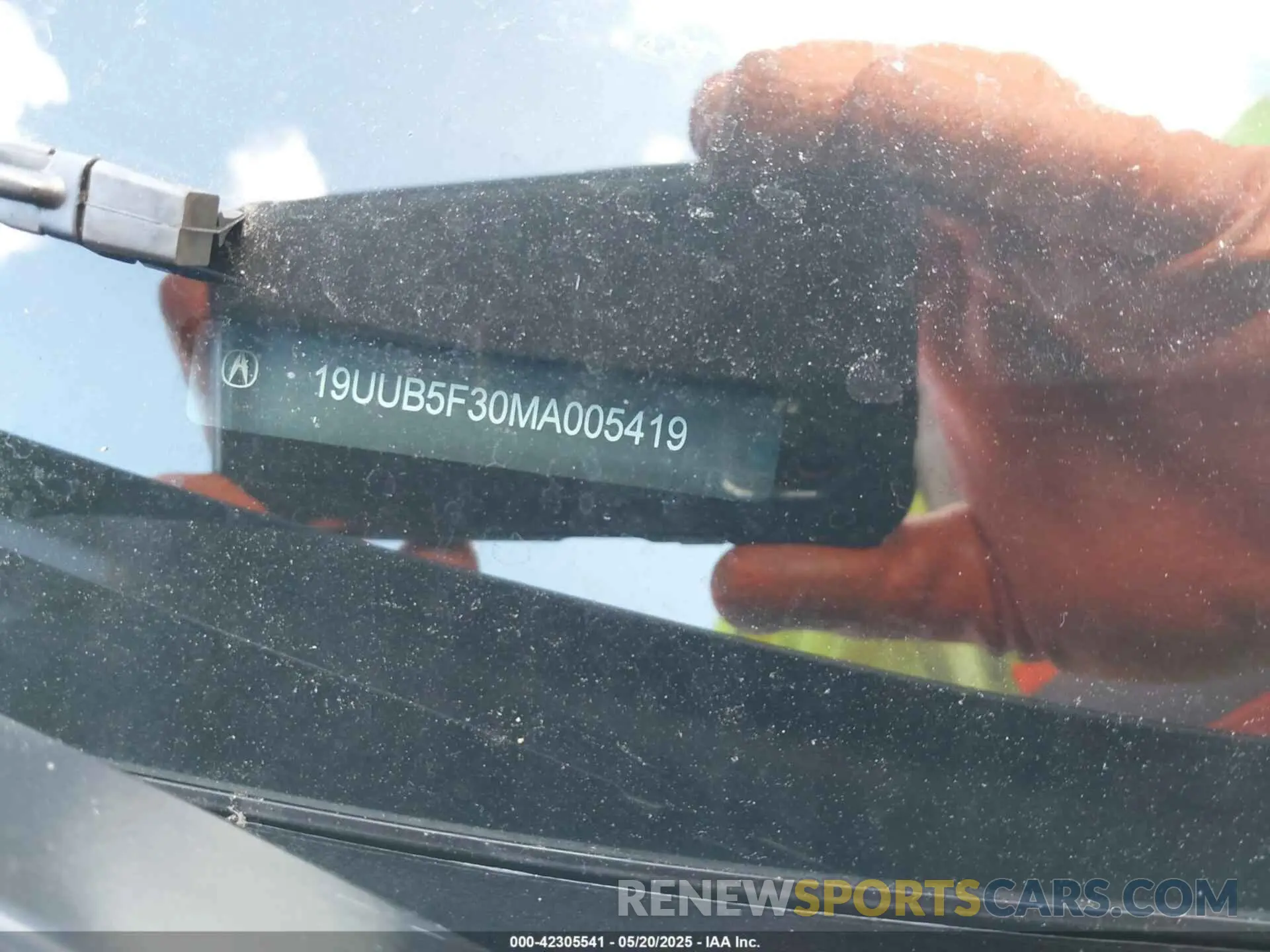 17 Photograph of a damaged car 19UUB5F30MA005419 ACURA TLX 2021