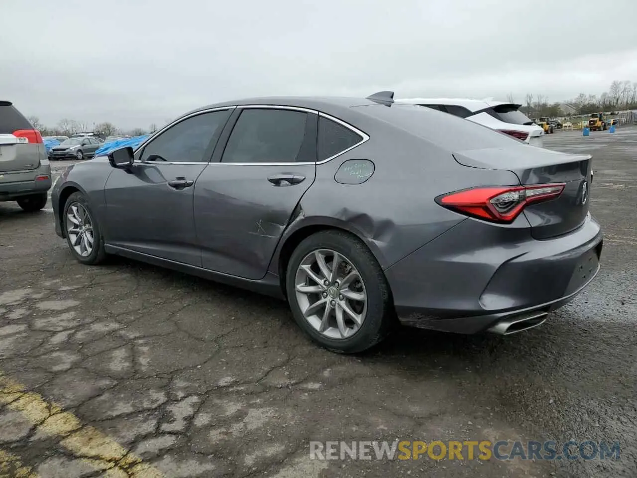 2 Photograph of a damaged car 19UUB5F30MA013231 ACURA TLX 2021