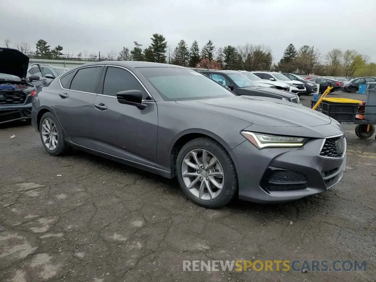 4 Photograph of a damaged car 19UUB5F30MA013231 ACURA TLX 2021