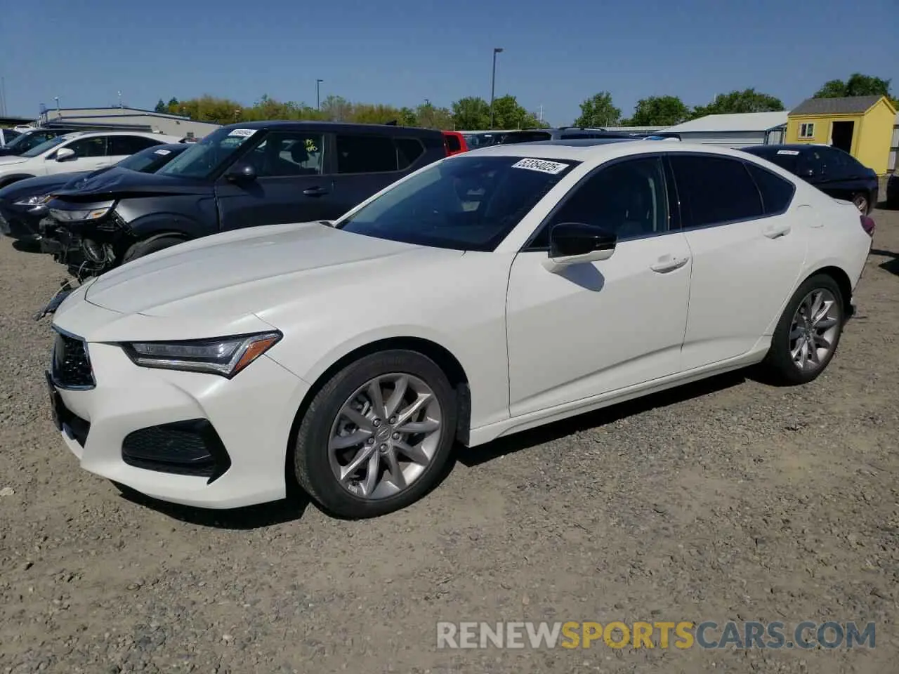 1 Photograph of a damaged car 19UUB5F31MA002383 ACURA TLX 2021
