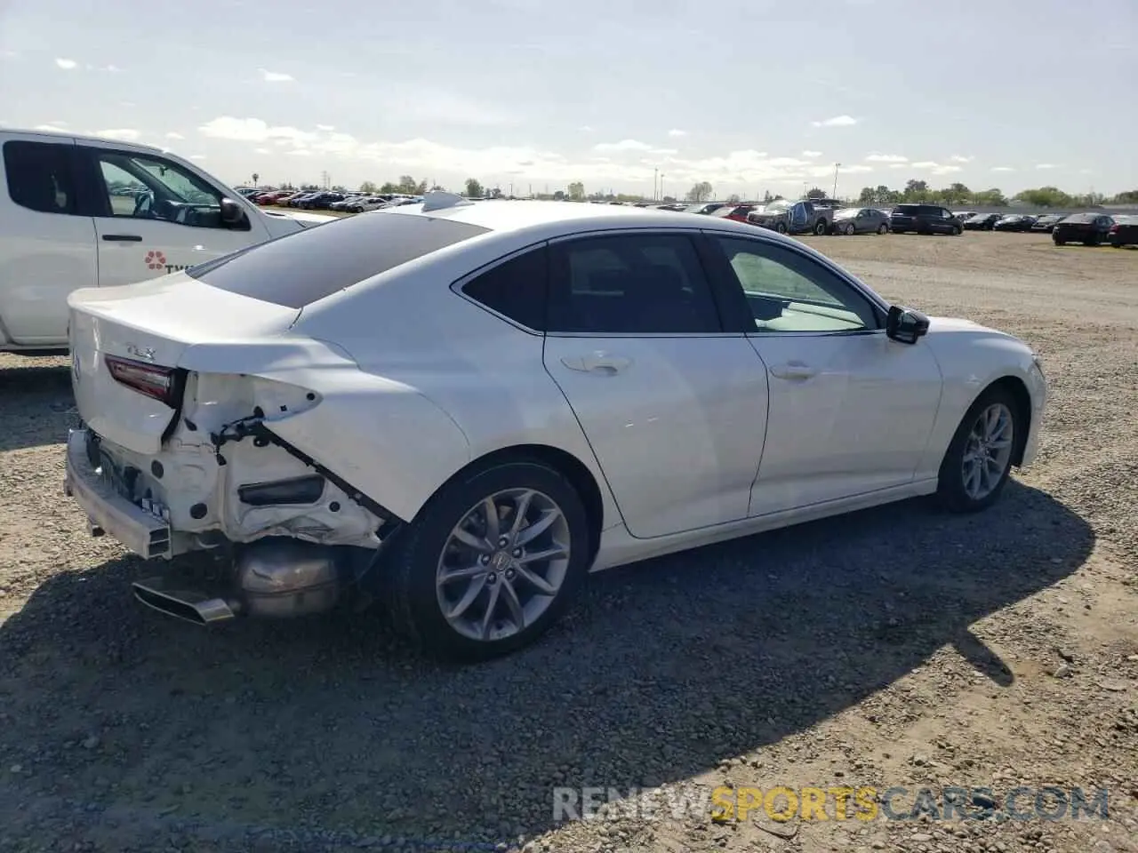 3 Photograph of a damaged car 19UUB5F31MA002383 ACURA TLX 2021
