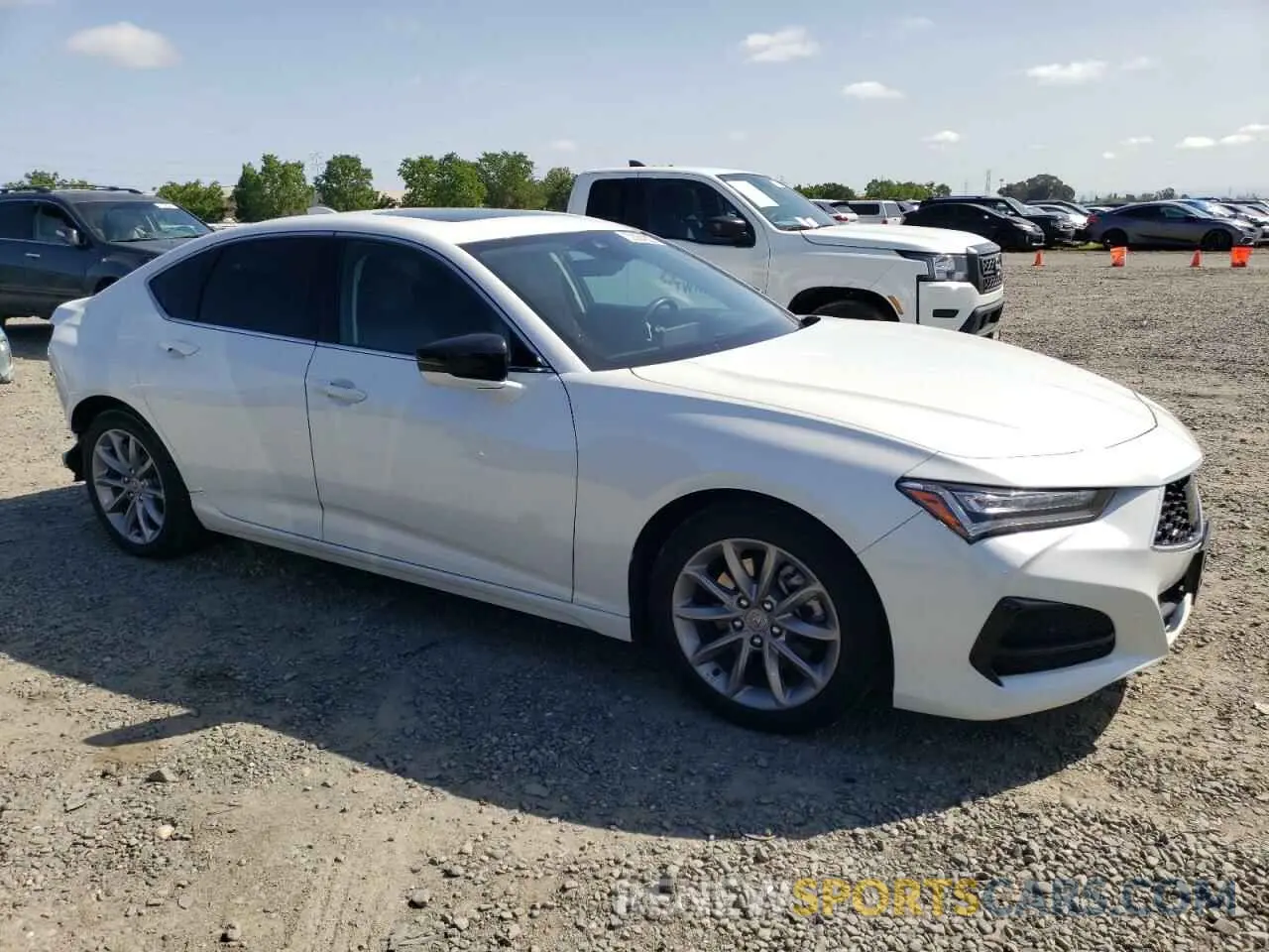 4 Photograph of a damaged car 19UUB5F31MA002383 ACURA TLX 2021