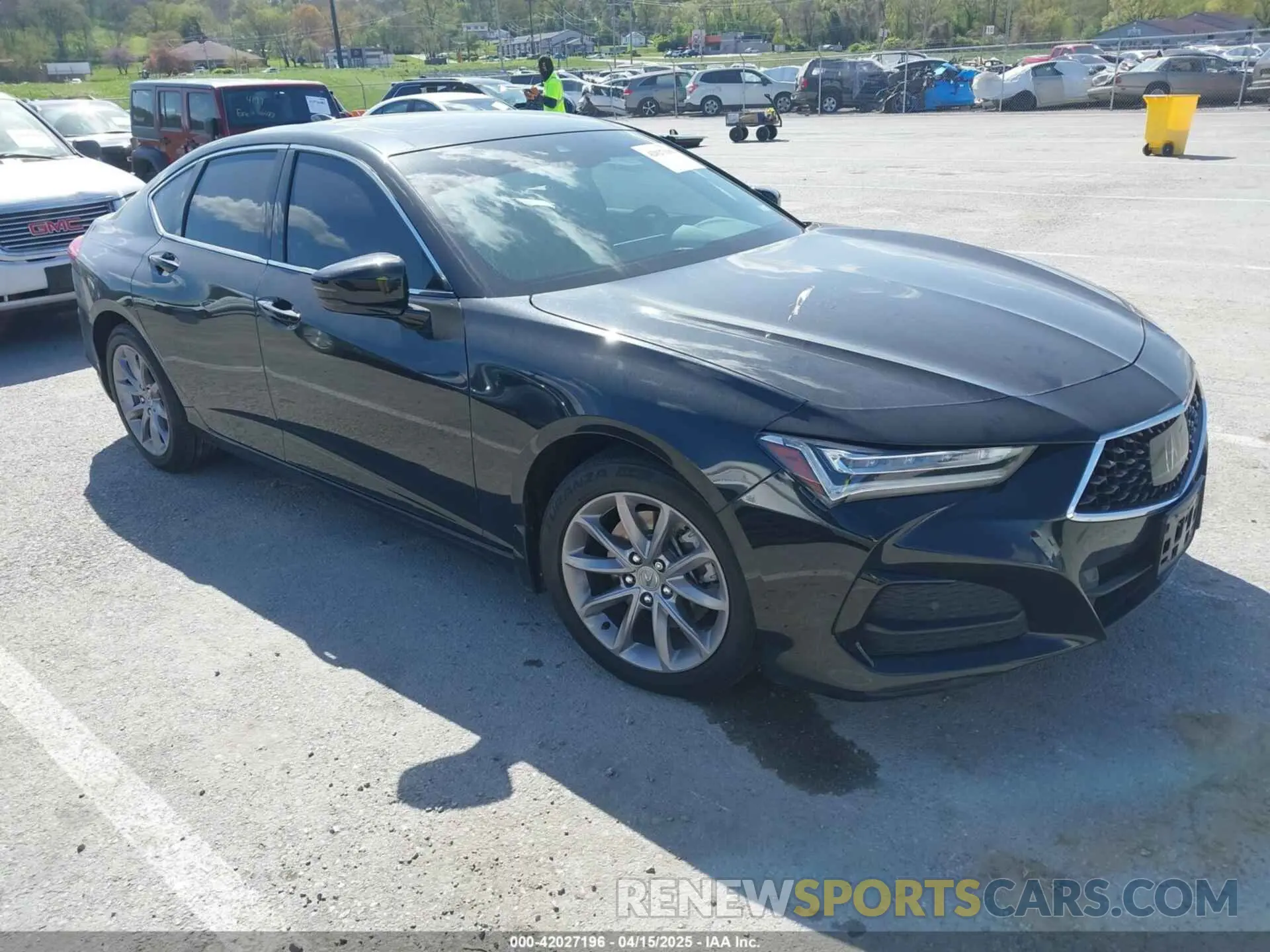 1 Photograph of a damaged car 19UUB5F31MA011651 ACURA TLX 2021