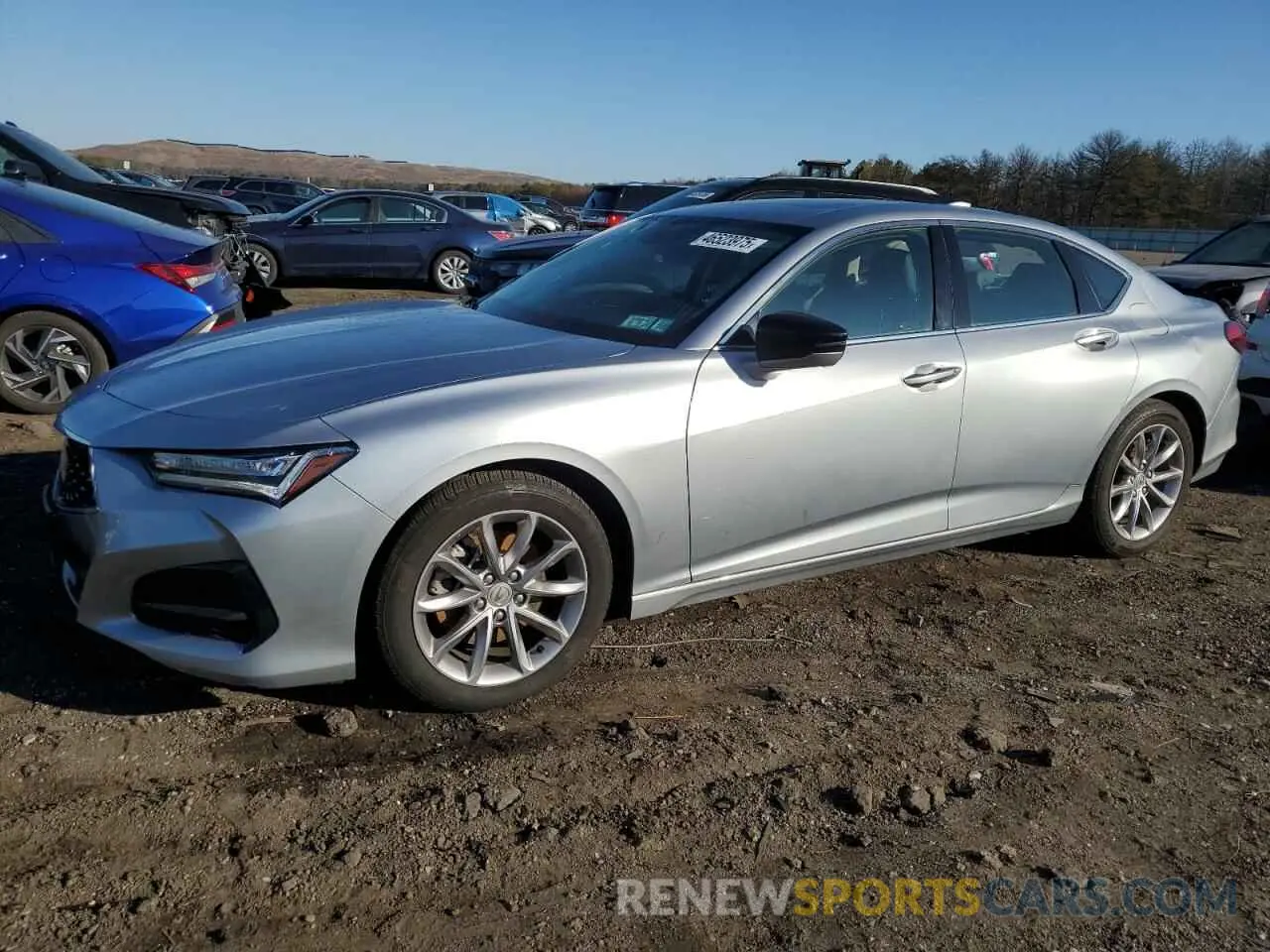 1 Photograph of a damaged car 19UUB5F31MA011939 ACURA TLX 2021