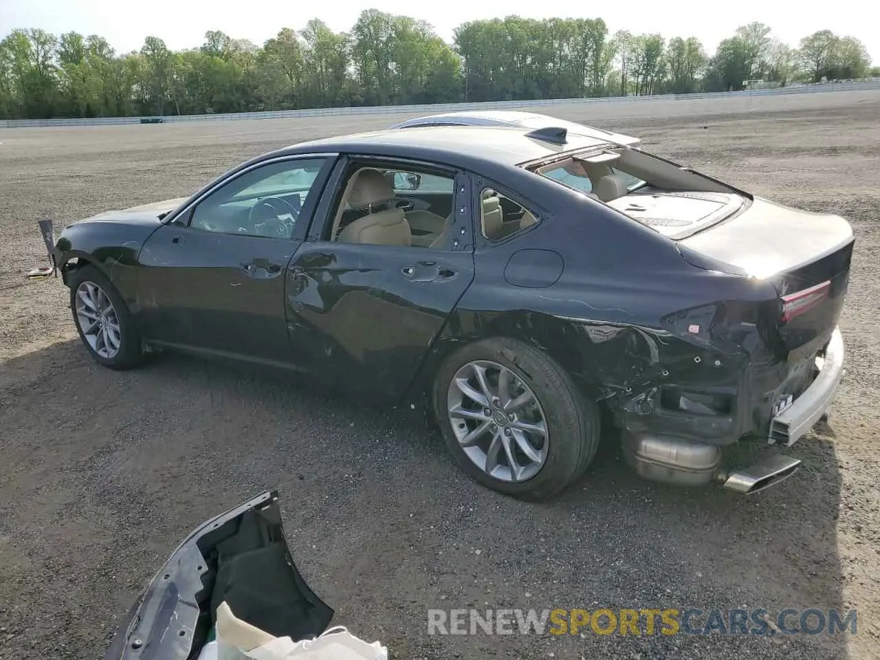 2 Photograph of a damaged car 19UUB5F38MA004163 ACURA TLX 2021