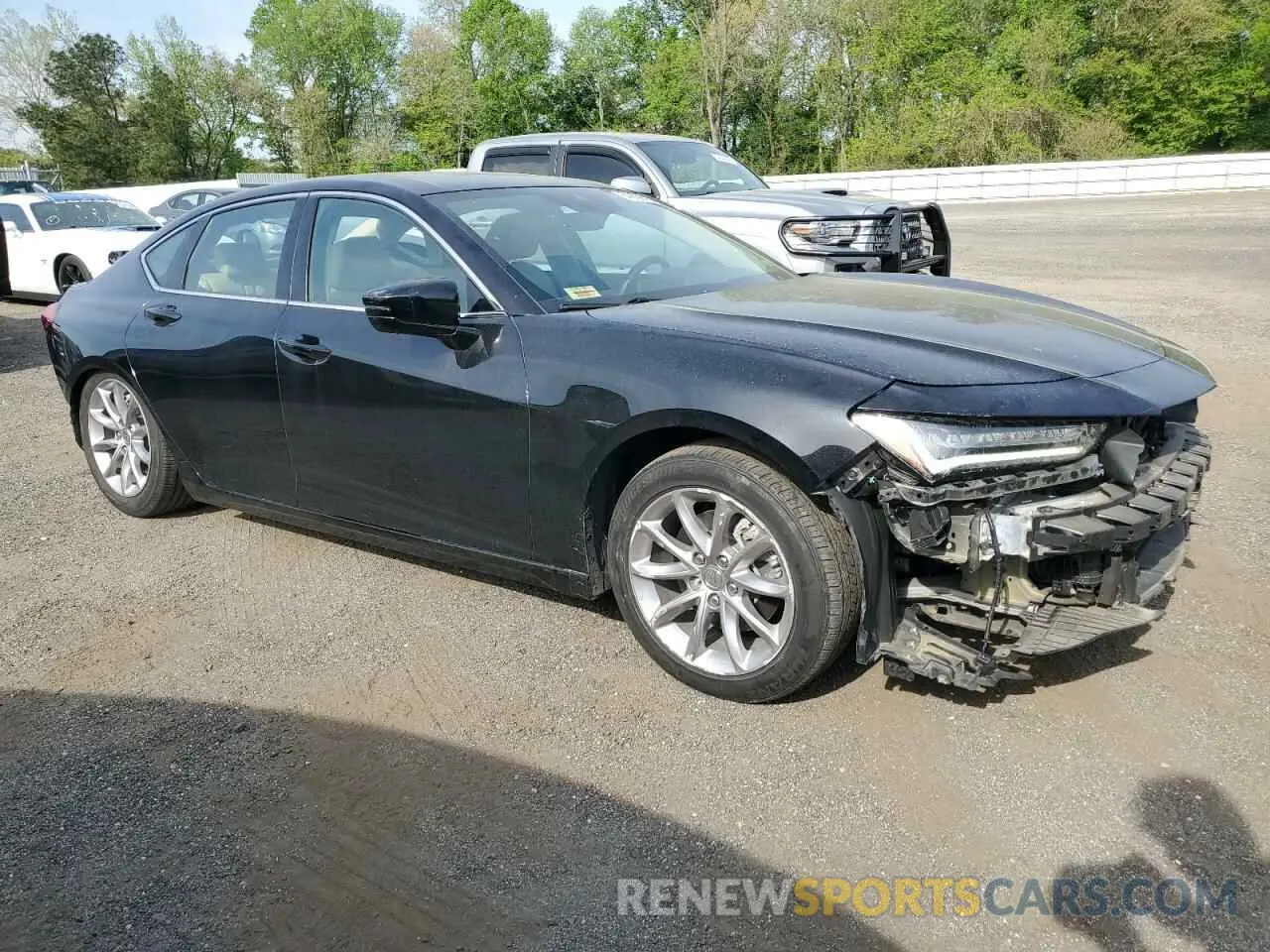 4 Photograph of a damaged car 19UUB5F38MA004163 ACURA TLX 2021