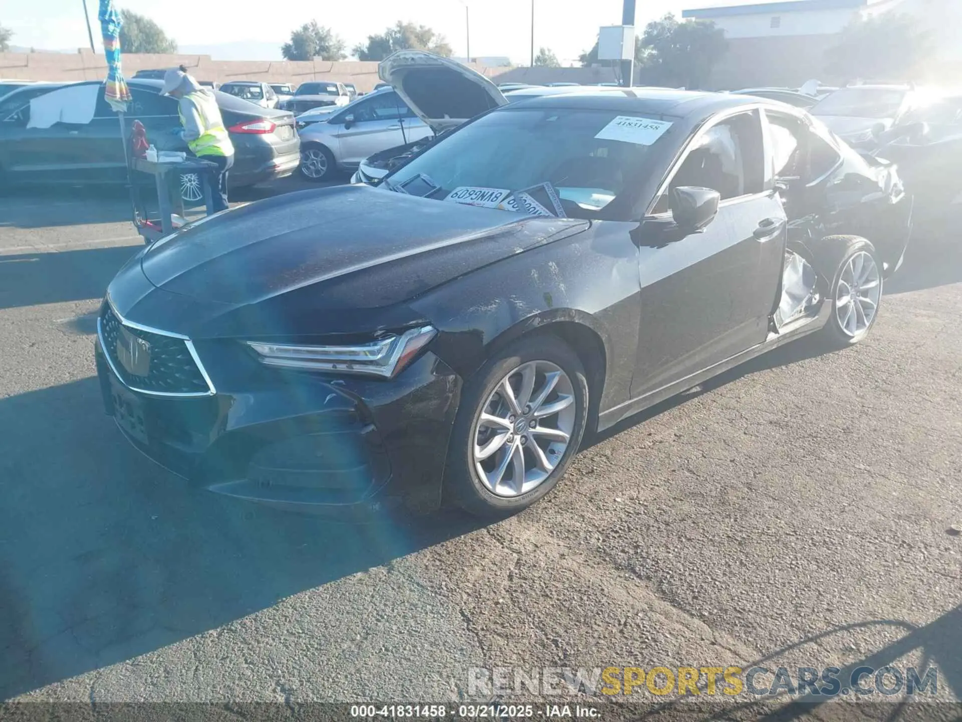 13 Photograph of a damaged car 19UUB5F39MA000381 ACURA TLX 2021
