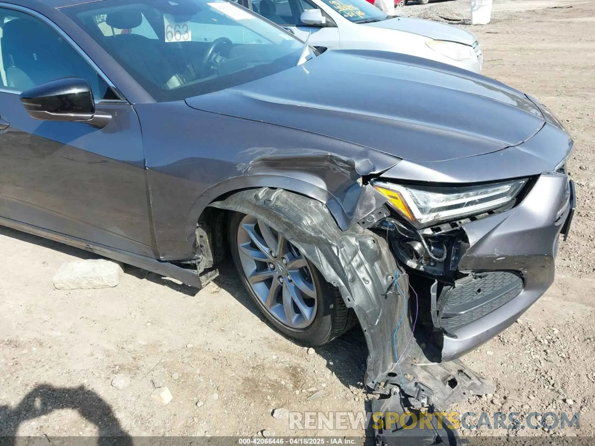6 Photograph of a damaged car 19UUB5F39MA007413 ACURA TLX 2021