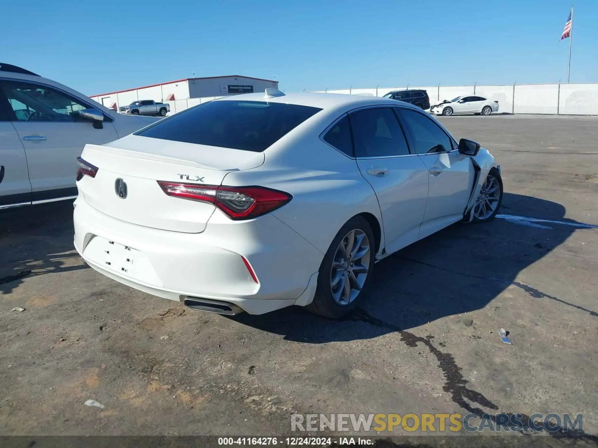 4 Photograph of a damaged car 19UUB5F39MA011445 ACURA TLX 2021