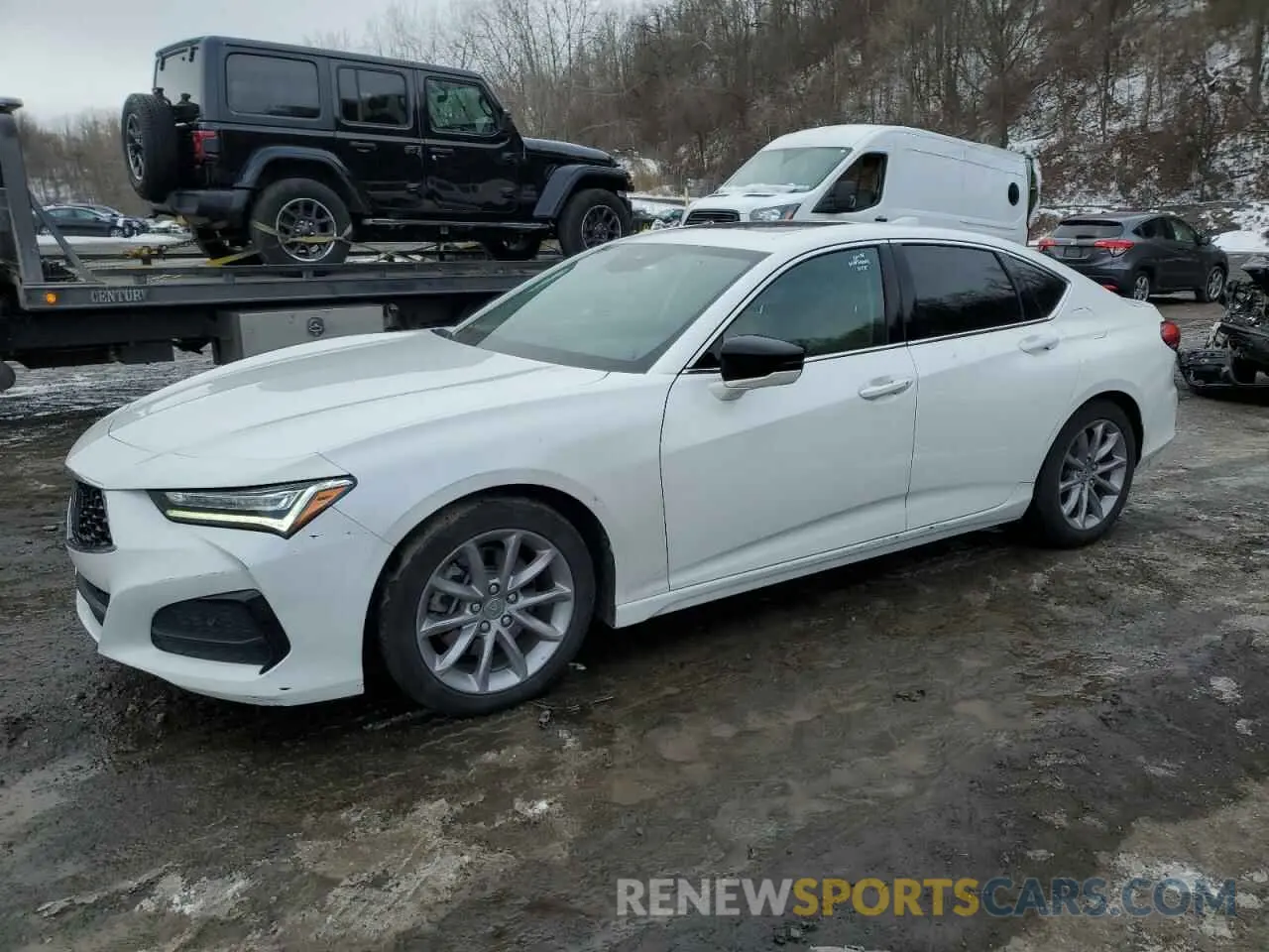 1 Photograph of a damaged car 19UUB5F3XMA000809 ACURA TLX 2021