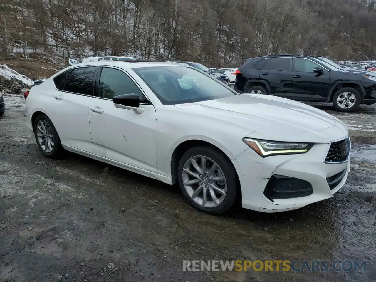 4 Photograph of a damaged car 19UUB5F3XMA000809 ACURA TLX 2021