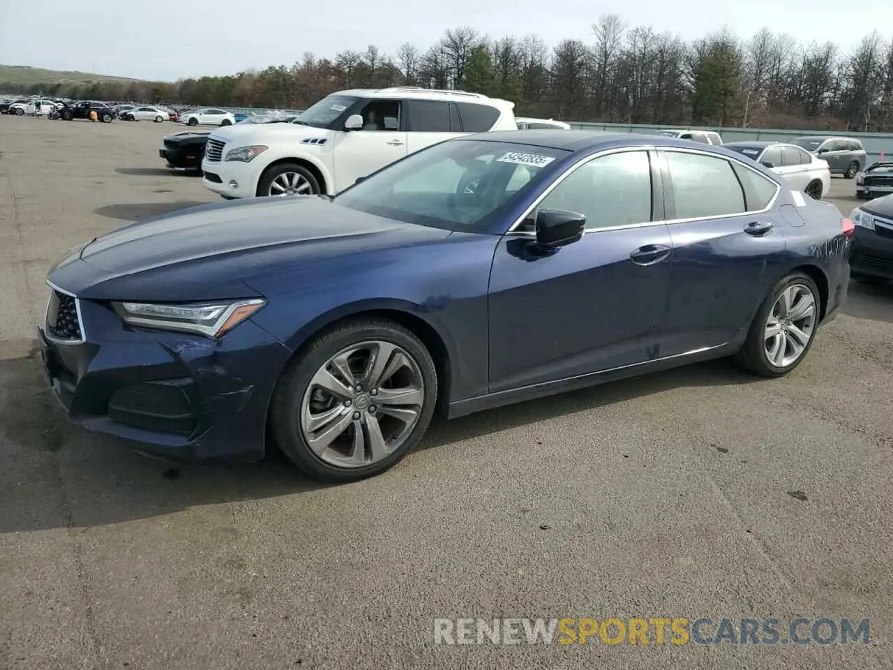 1 Photograph of a damaged car 19UUB5F40MA010760 ACURA TLX 2021