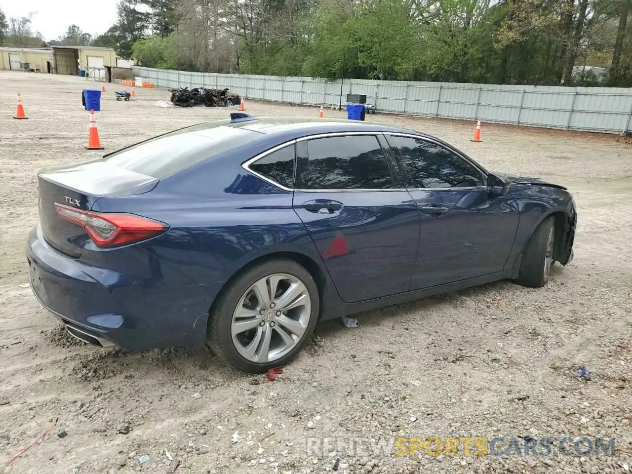 3 Photograph of a damaged car 19UUB5F41MA004868 ACURA TLX 2021
